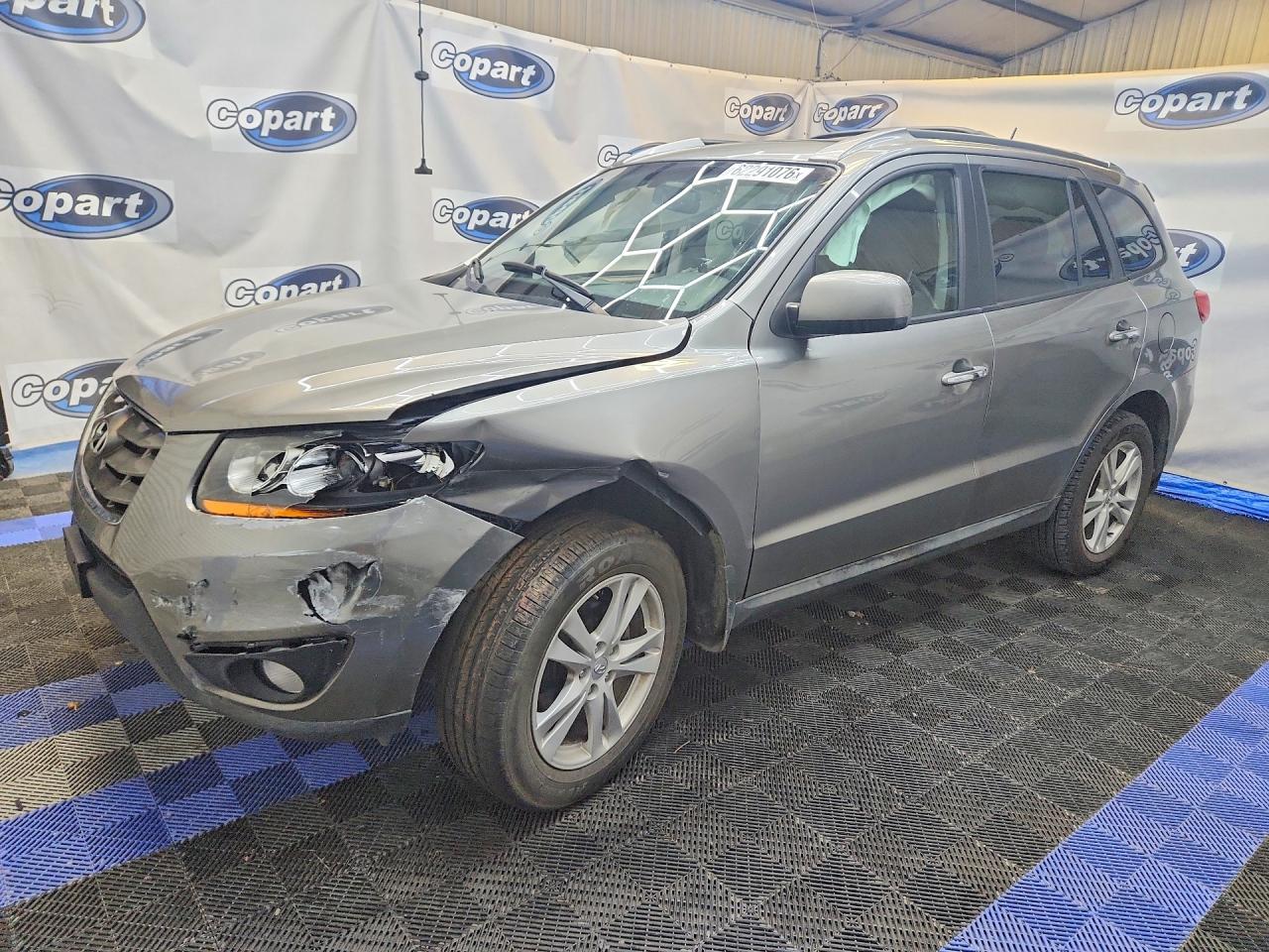 2011 Hyundai Santa Fe Limited Gray vin: 5XYZK4AG9BG034679