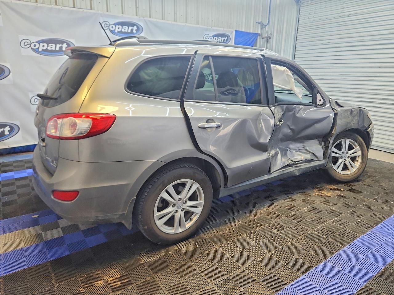 2011 Hyundai Santa Fe Limited Gray vin: 5XYZK4AG9BG034679