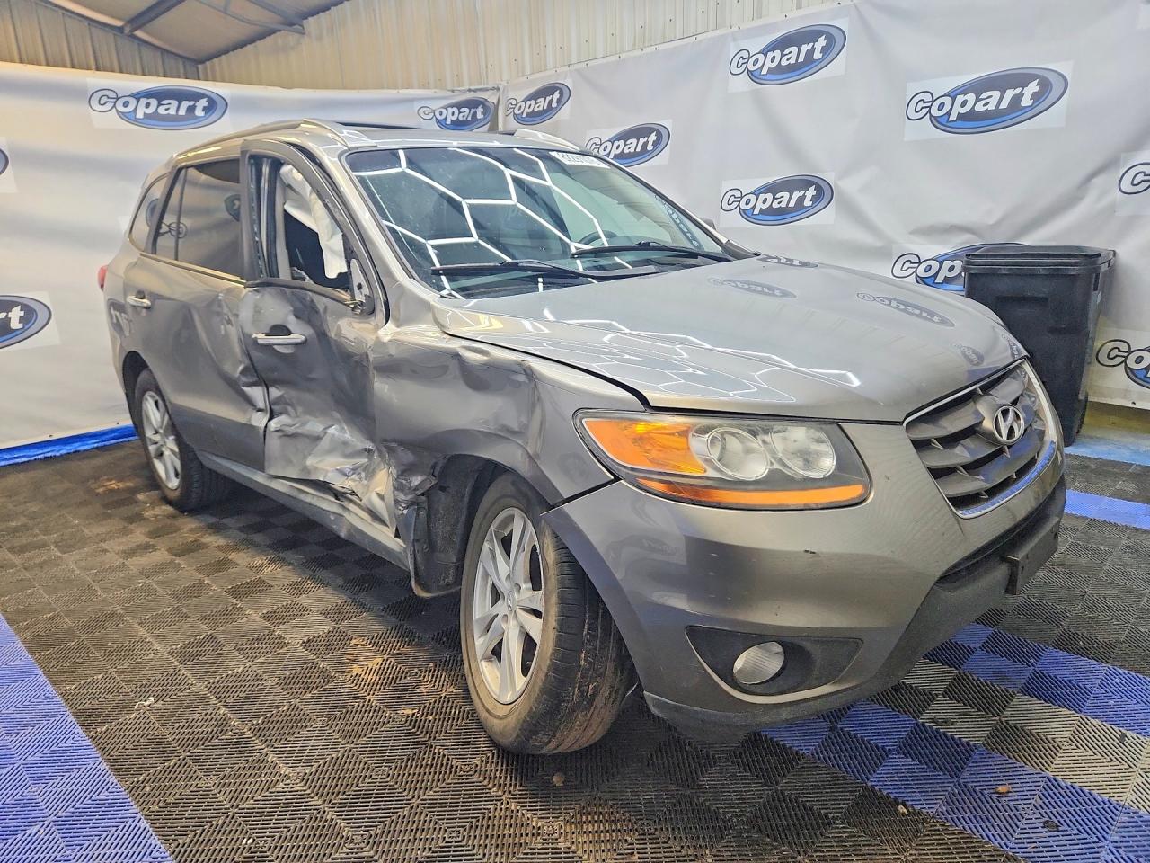 2011 Hyundai Santa Fe Limited Gray vin: 5XYZK4AG9BG034679