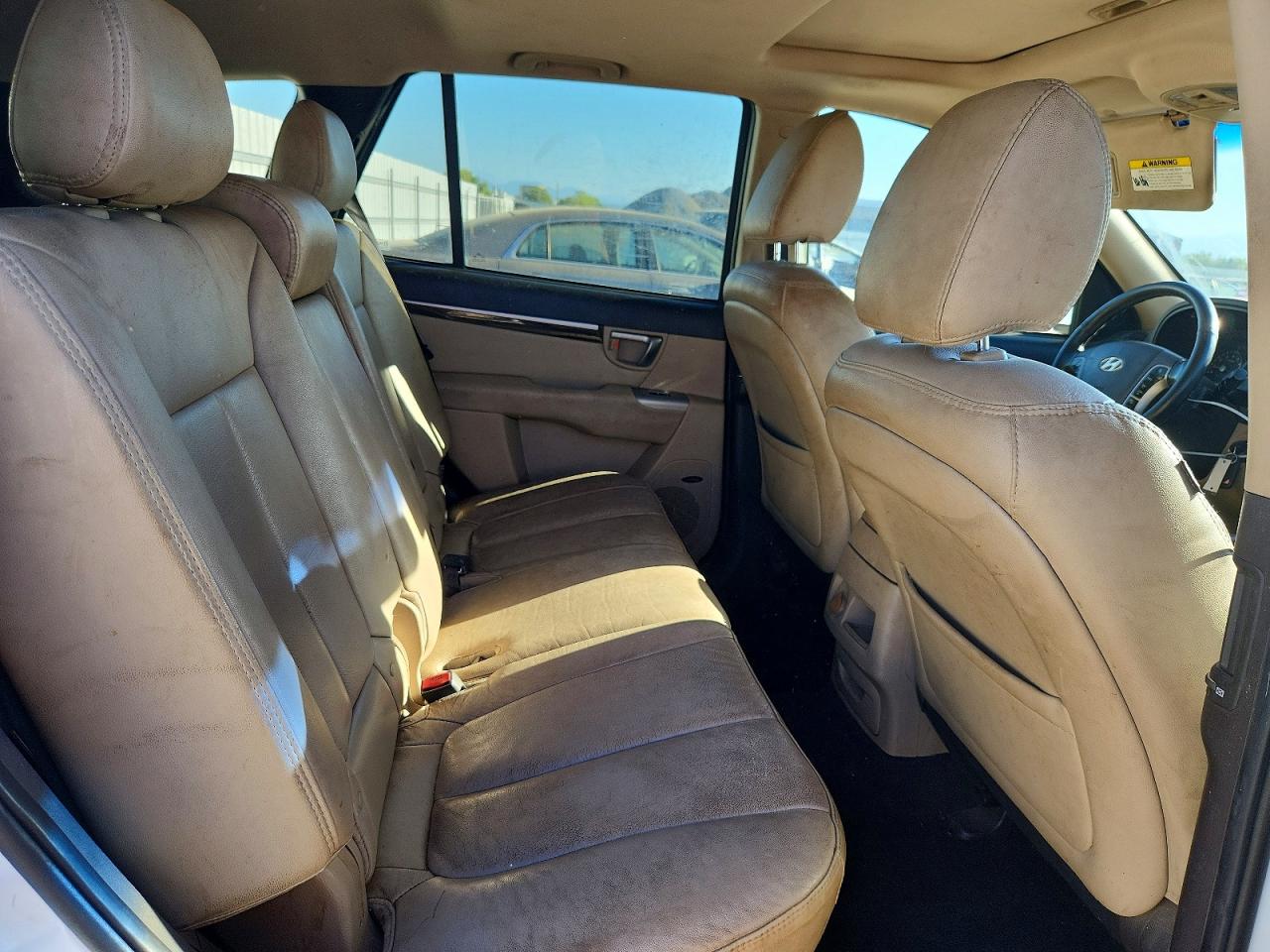 2011 Hyundai Santa Fe Limited Белый vin: 5XYZK4AG9BG064975