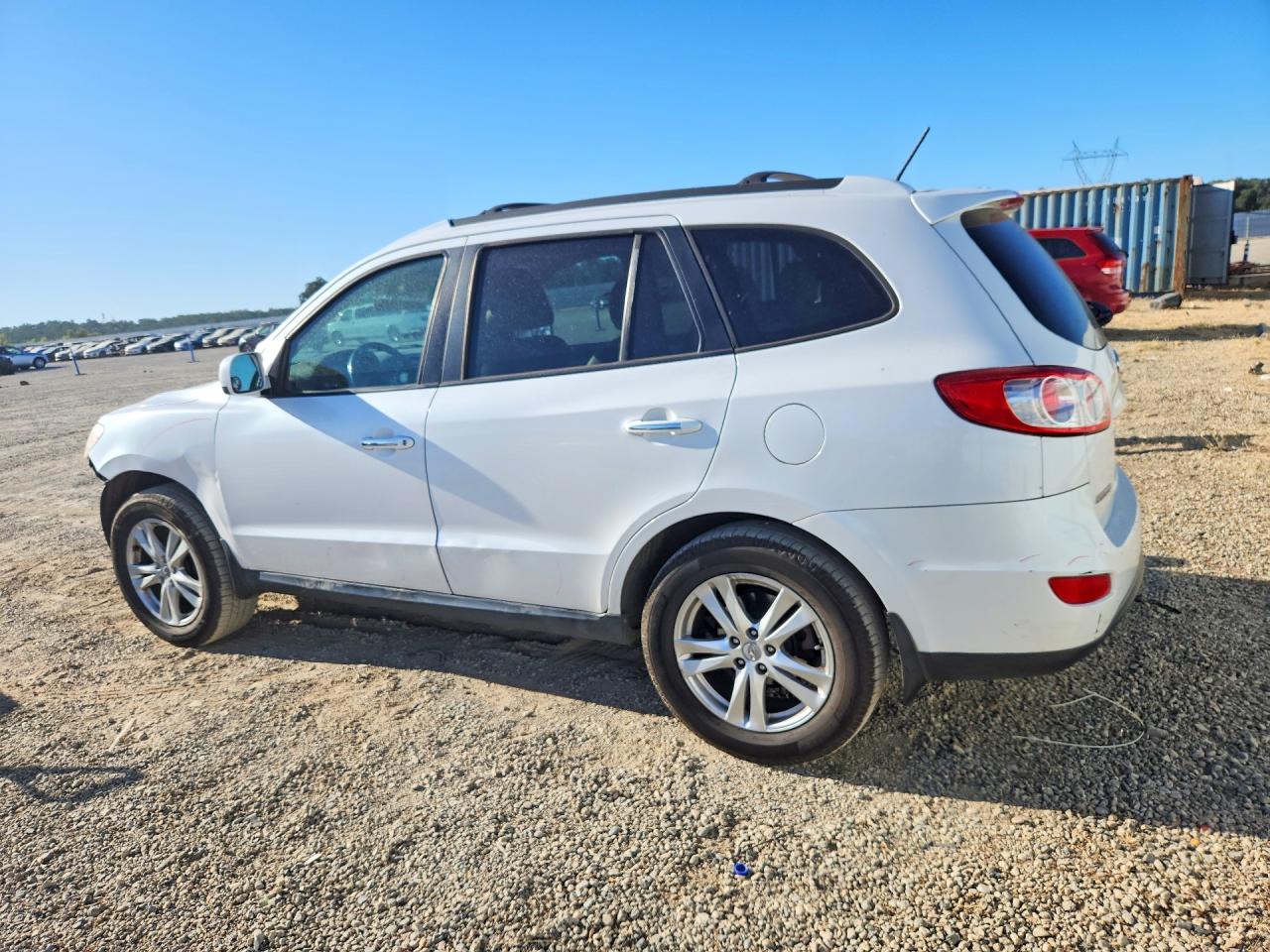 2011 Hyundai Santa Fe Limited Белый vin: 5XYZK4AG9BG064975