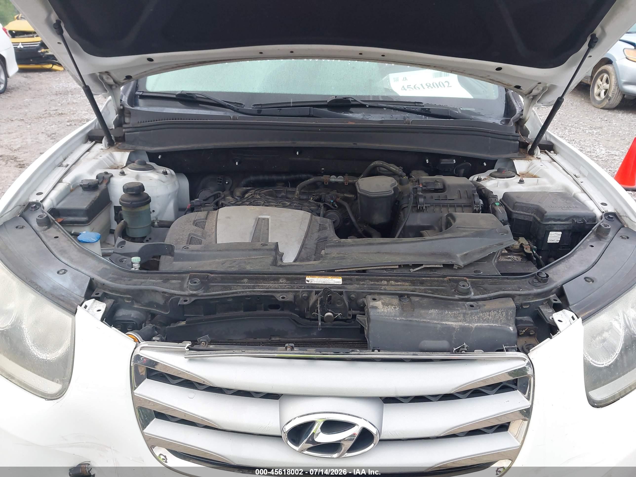 2012 Hyundai Santa Fe Limited V6 Белый vin: 5XYZK4AGXCG134680