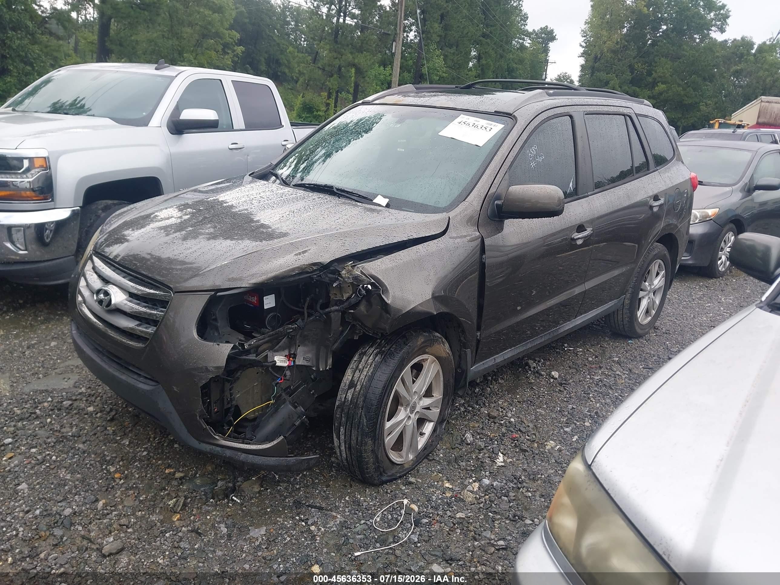 2012 Hyundai Santa Fe Limited V6 Black vin: 5XYZK4AGXCG153889