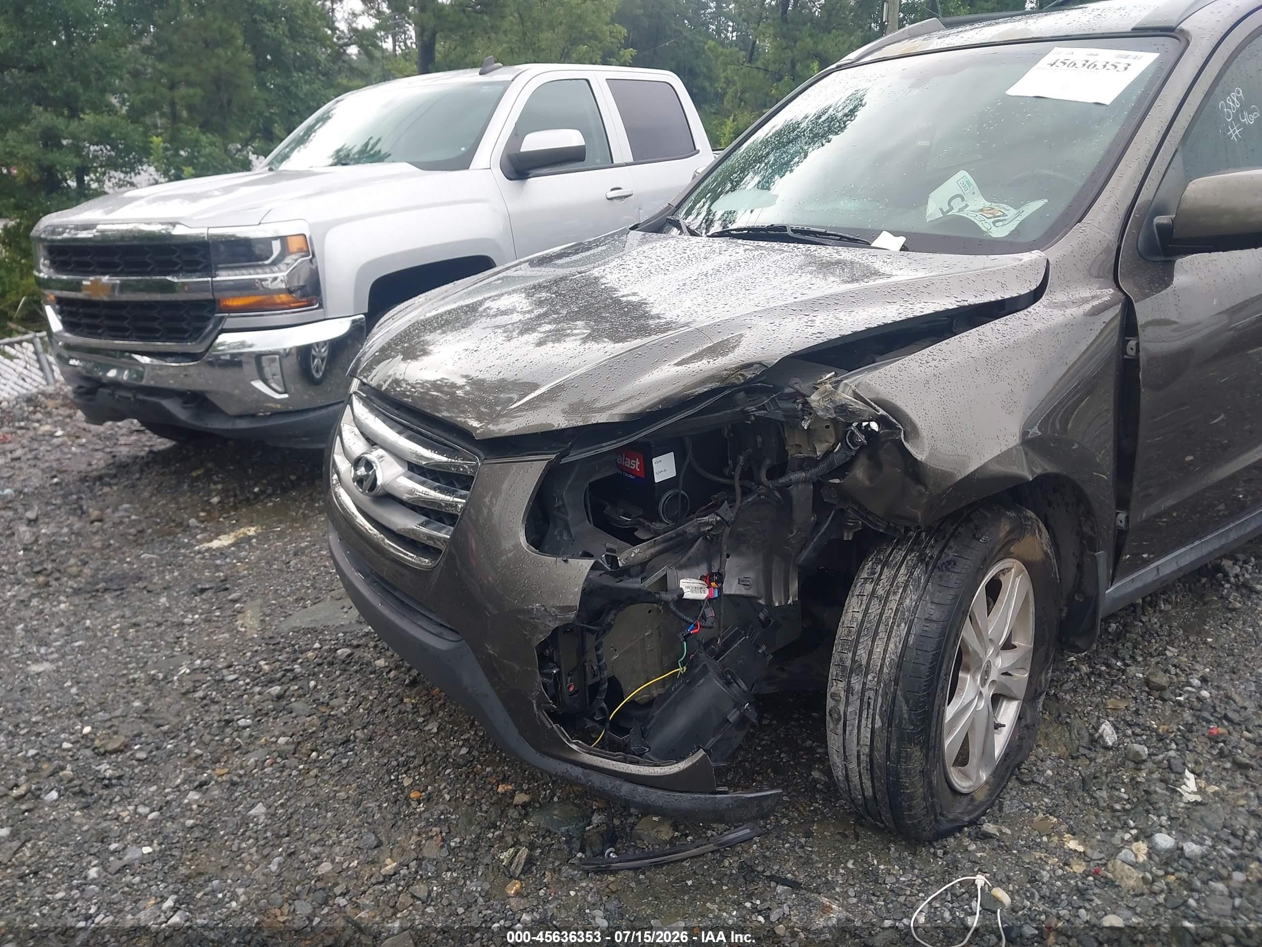2012 Hyundai Santa Fe Limited V6 Black vin: 5XYZK4AGXCG153889