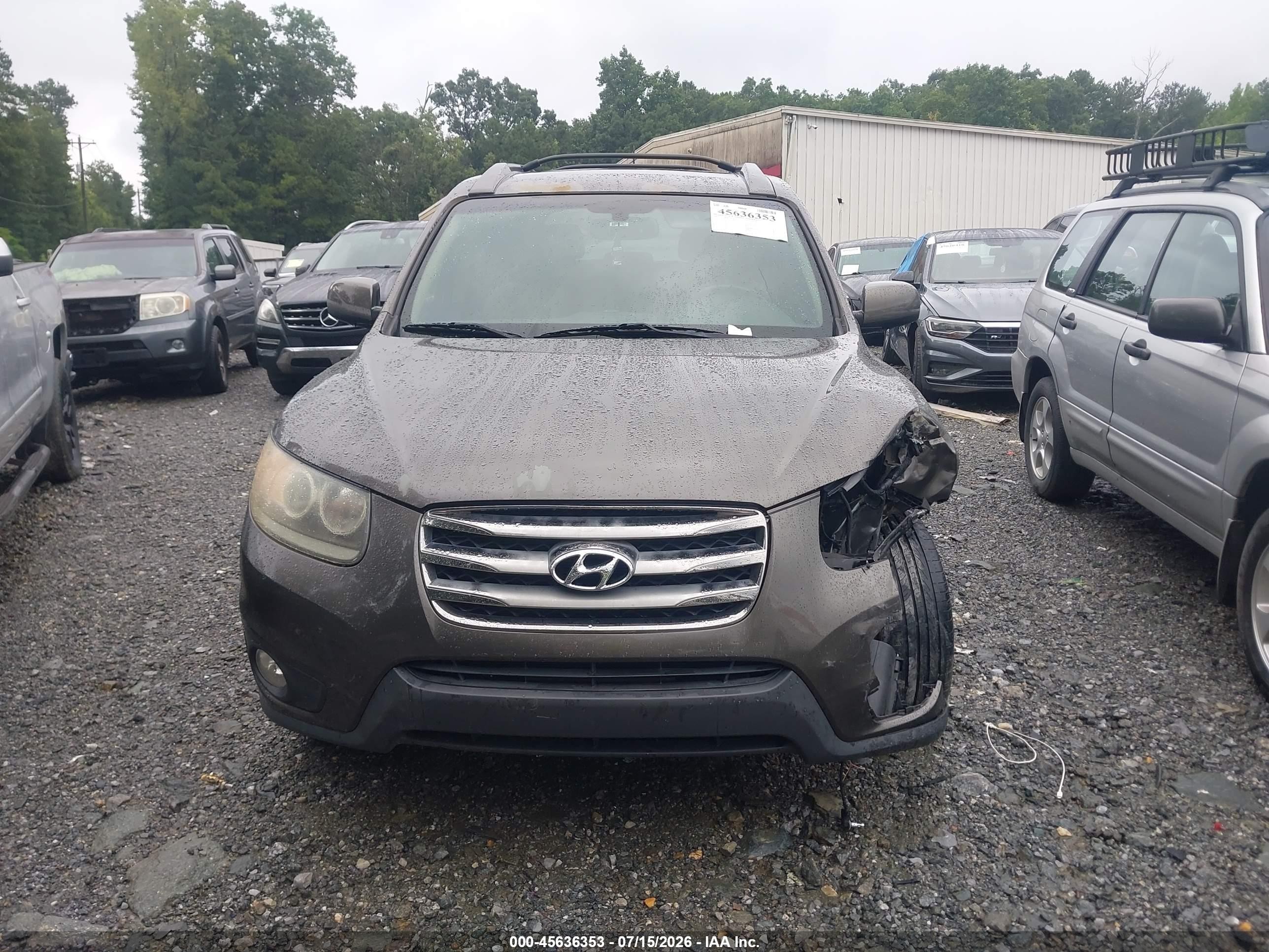 2012 Hyundai Santa Fe Limited V6 Black vin: 5XYZK4AGXCG153889