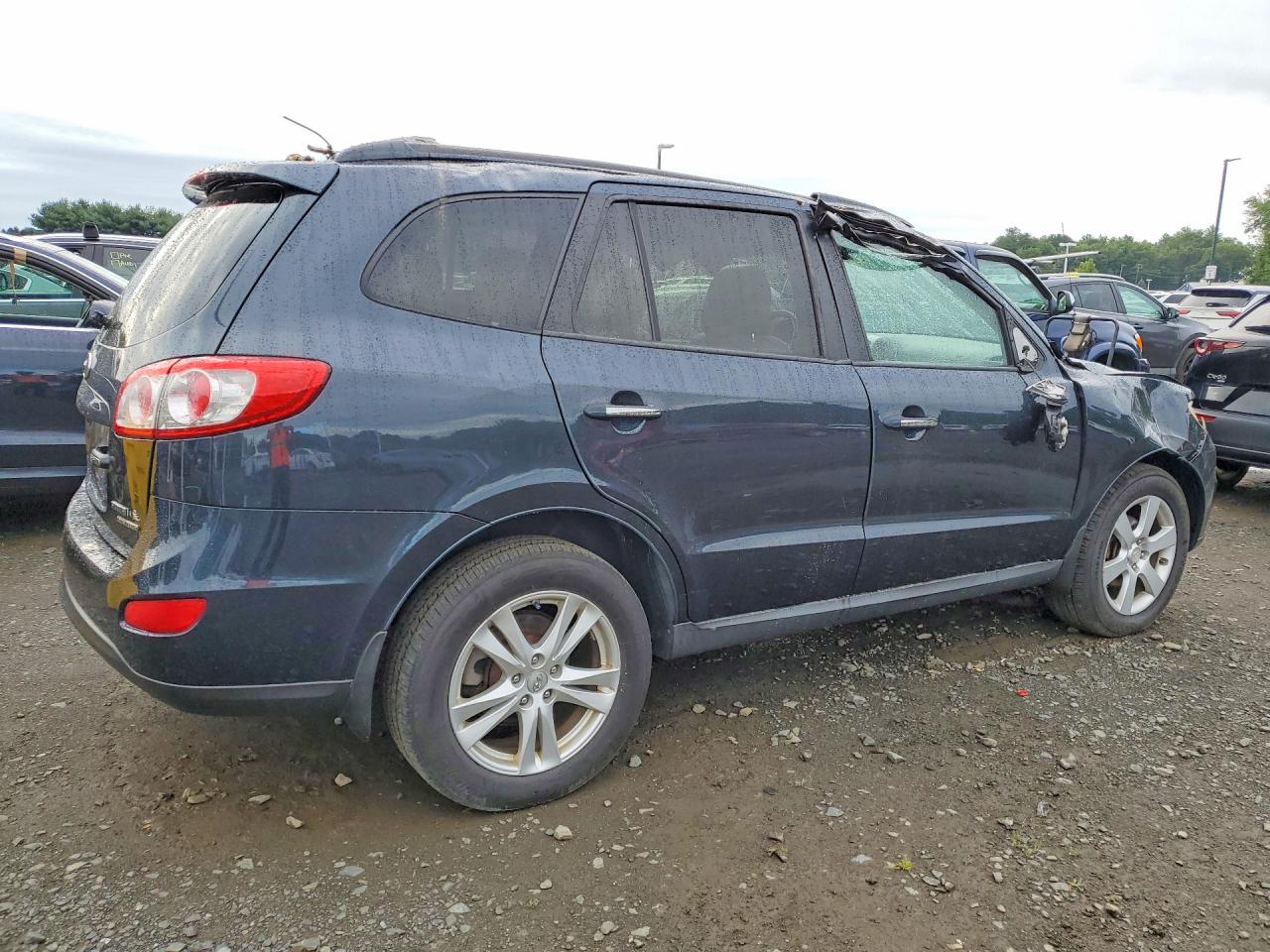 2011 Hyundai Santa Fe Limited Синий vin: 5XYZKDAG0BG016328