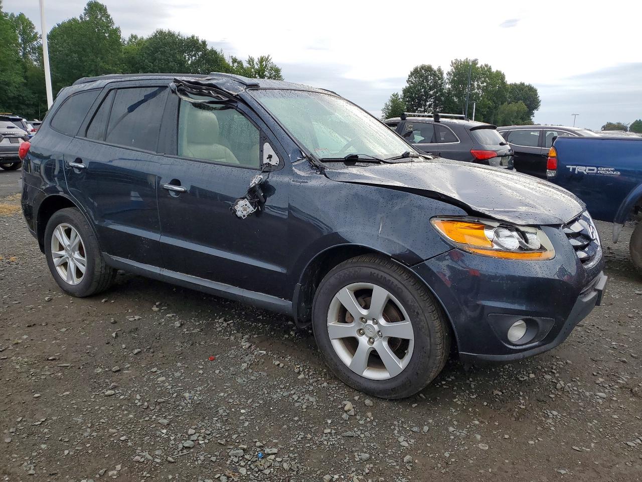 2011 Hyundai Santa Fe Limited Синий vin: 5XYZKDAG0BG016328