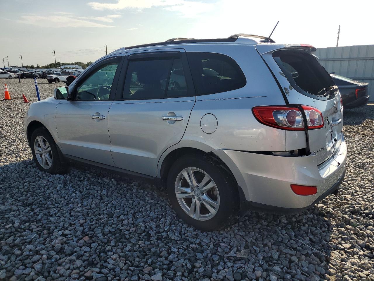 2012 Hyundai Santa Fe Limited Silver vin: 5XYZKDAG0CG094772