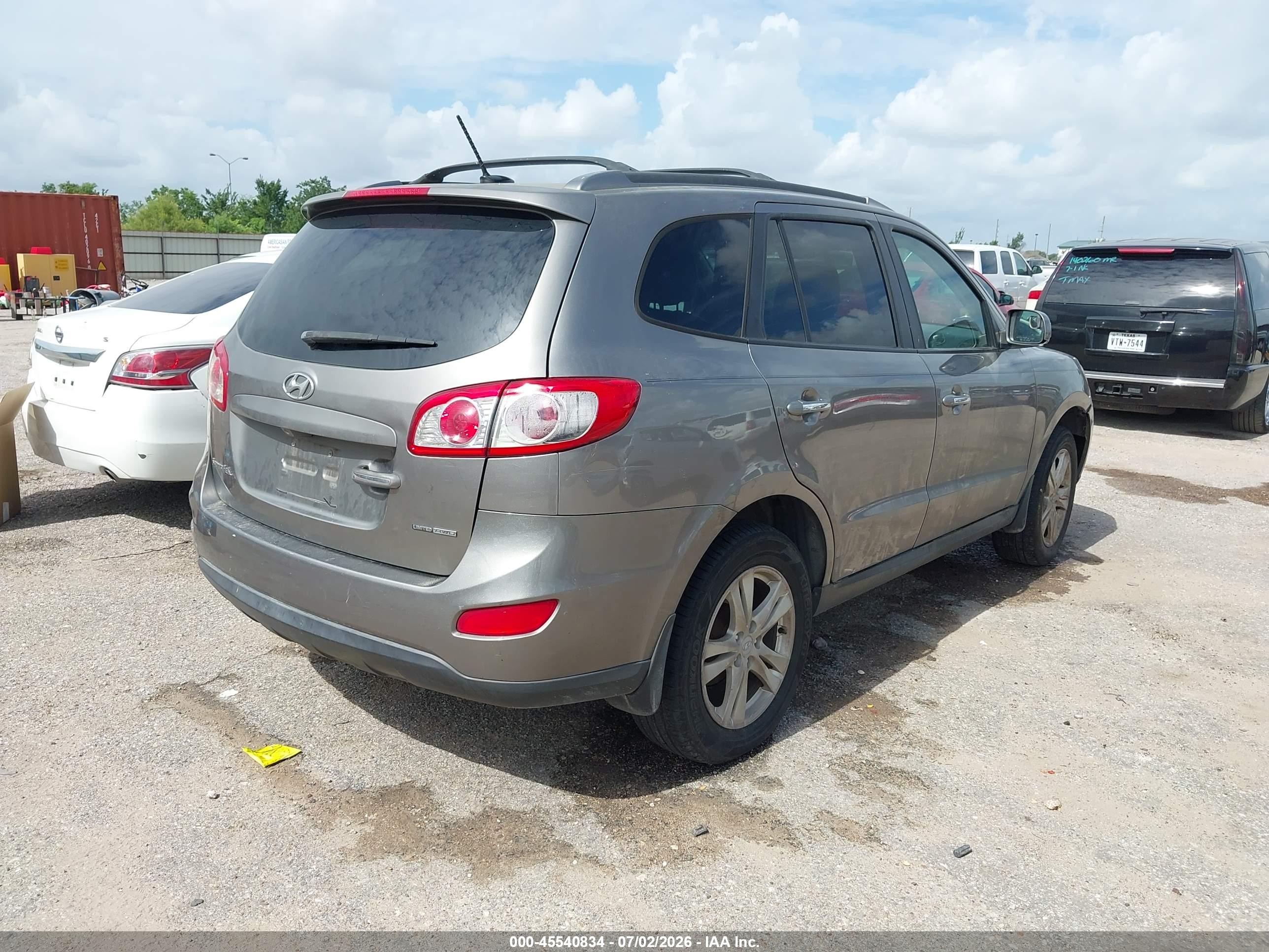 2012 Hyundai Santa Fe Limited V6 Tan vin: 5XYZKDAG0CG096277
