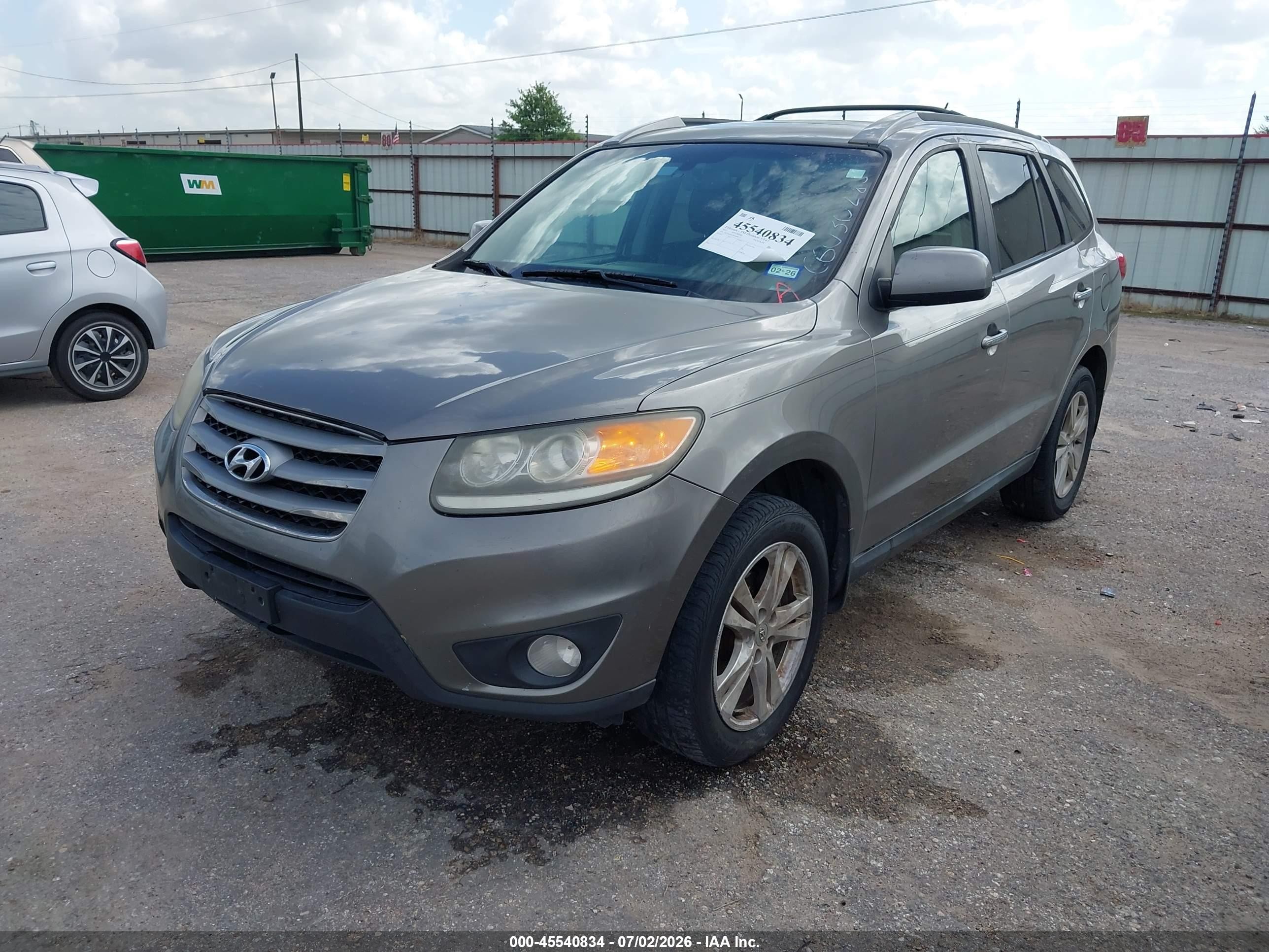 2012 Hyundai Santa Fe Limited V6 Tan vin: 5XYZKDAG0CG096277