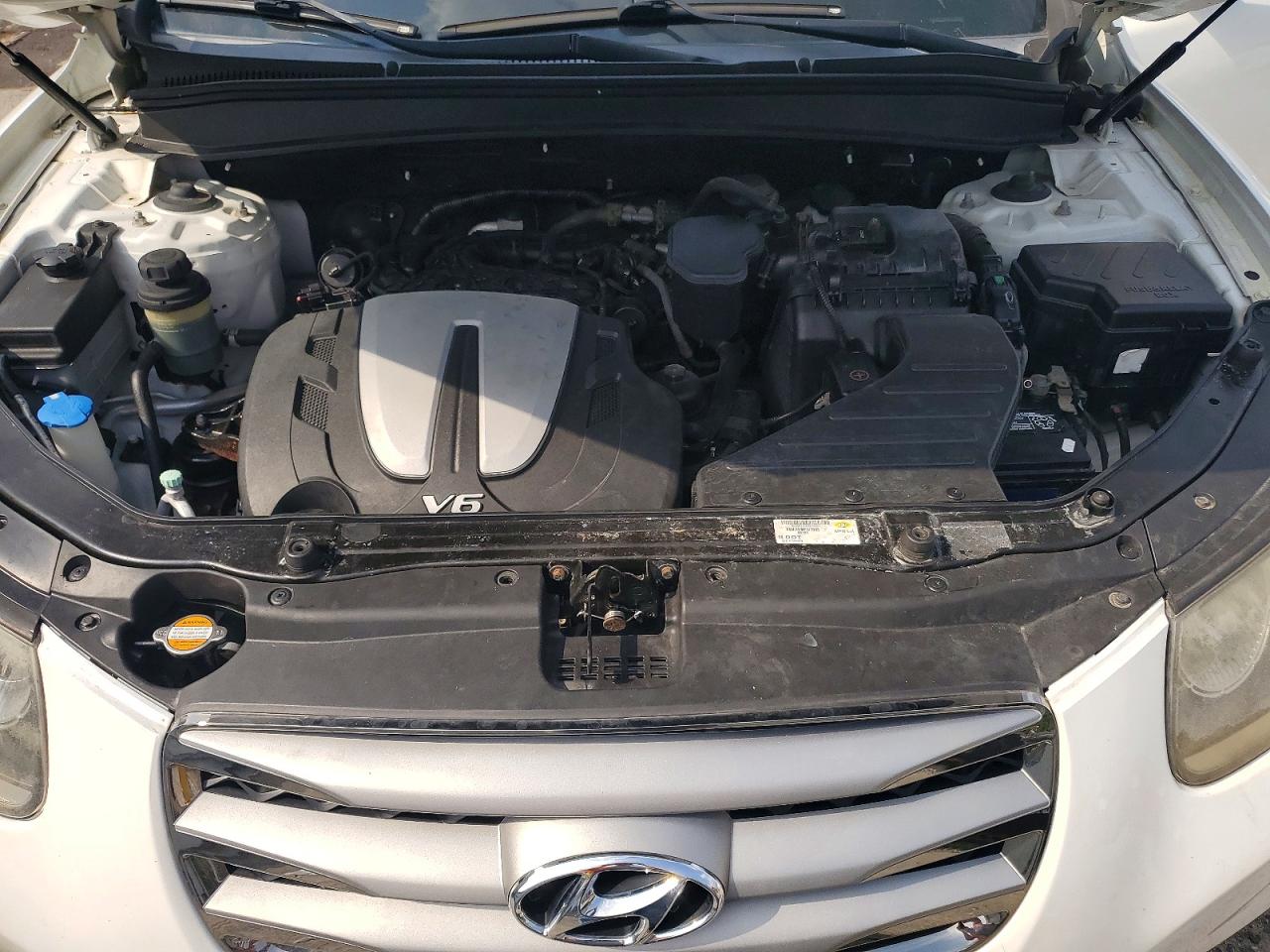 2012 Hyundai Santa Fe Limited White vin: 5XYZKDAG0CG110257