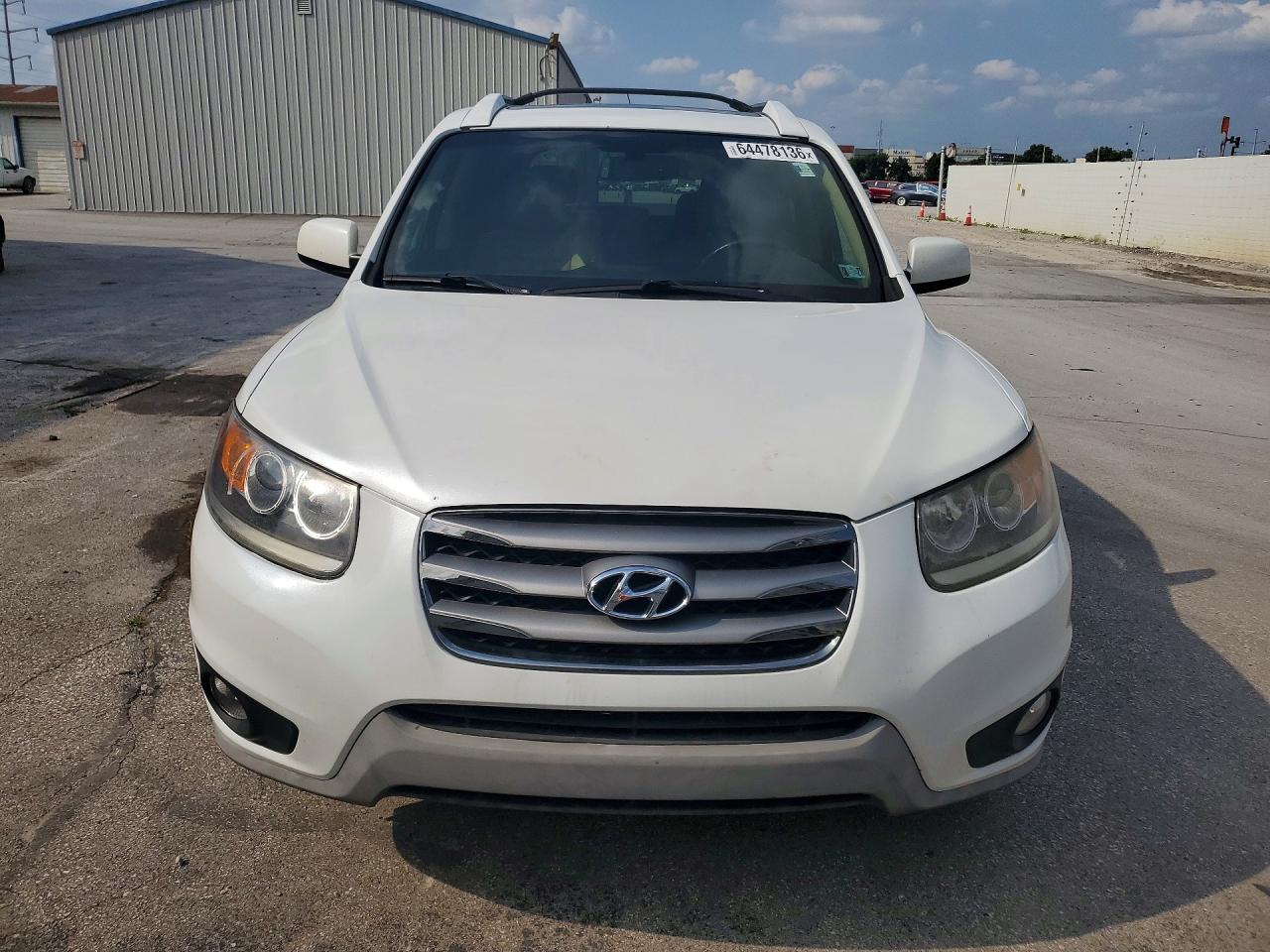 2012 Hyundai Santa Fe Limited White vin: 5XYZKDAG0CG110257