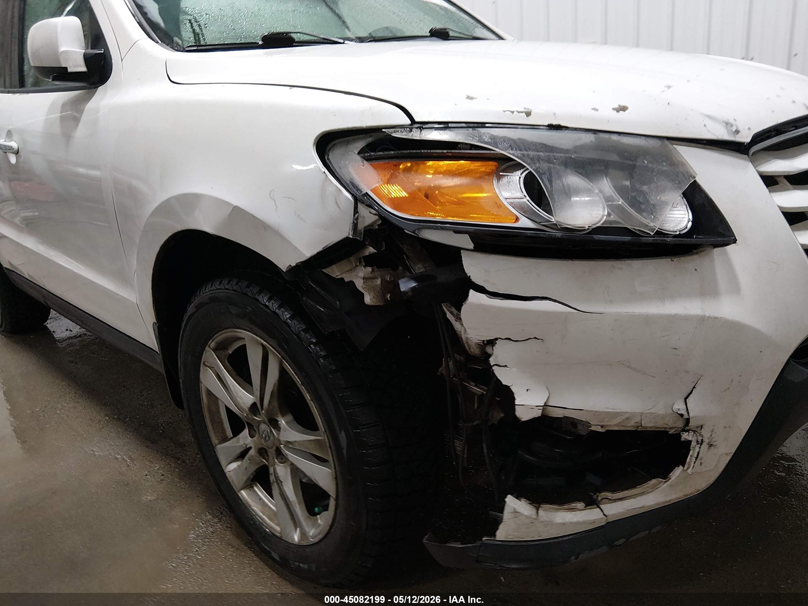 2011 Hyundai Santa Fe Limited V6 White vin: 5XYZKDAG1BG034143