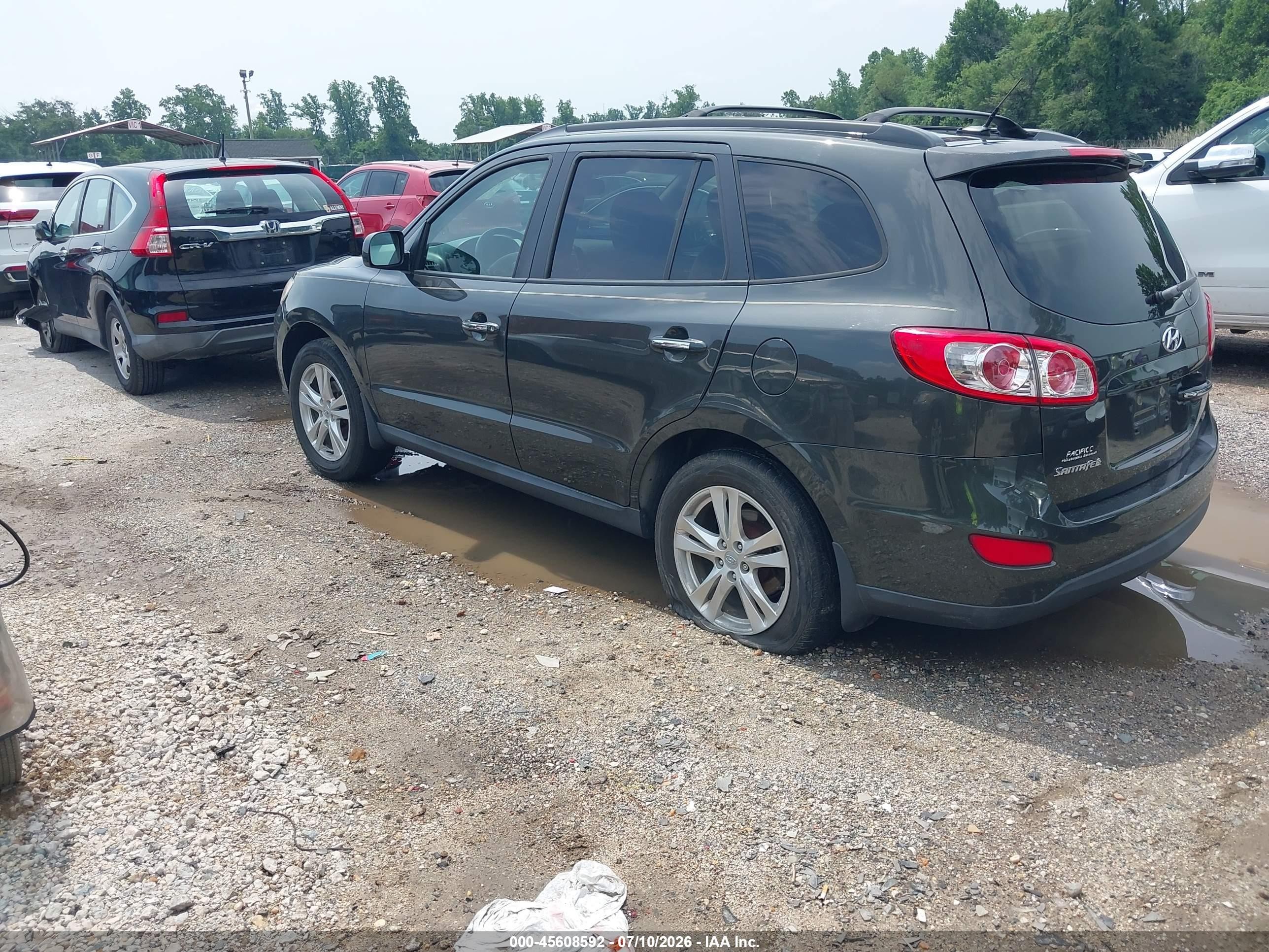 2012 Hyundai Santa Fe Limited V6 Gray vin: 5XYZKDAG1CG158737