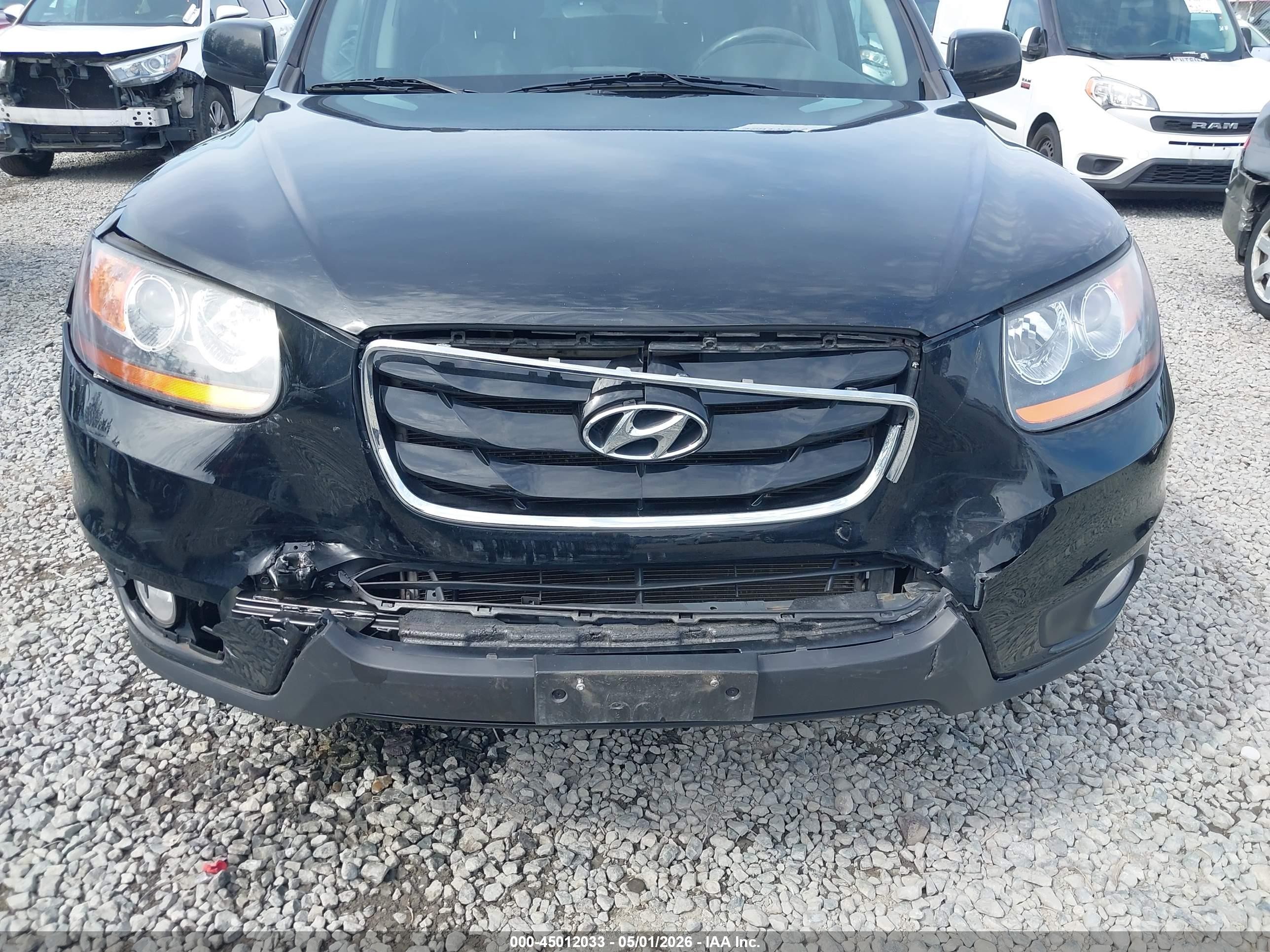 2011 Hyundai Santa Fe Limited V6 Black vin: 5XYZKDAG2BG007548