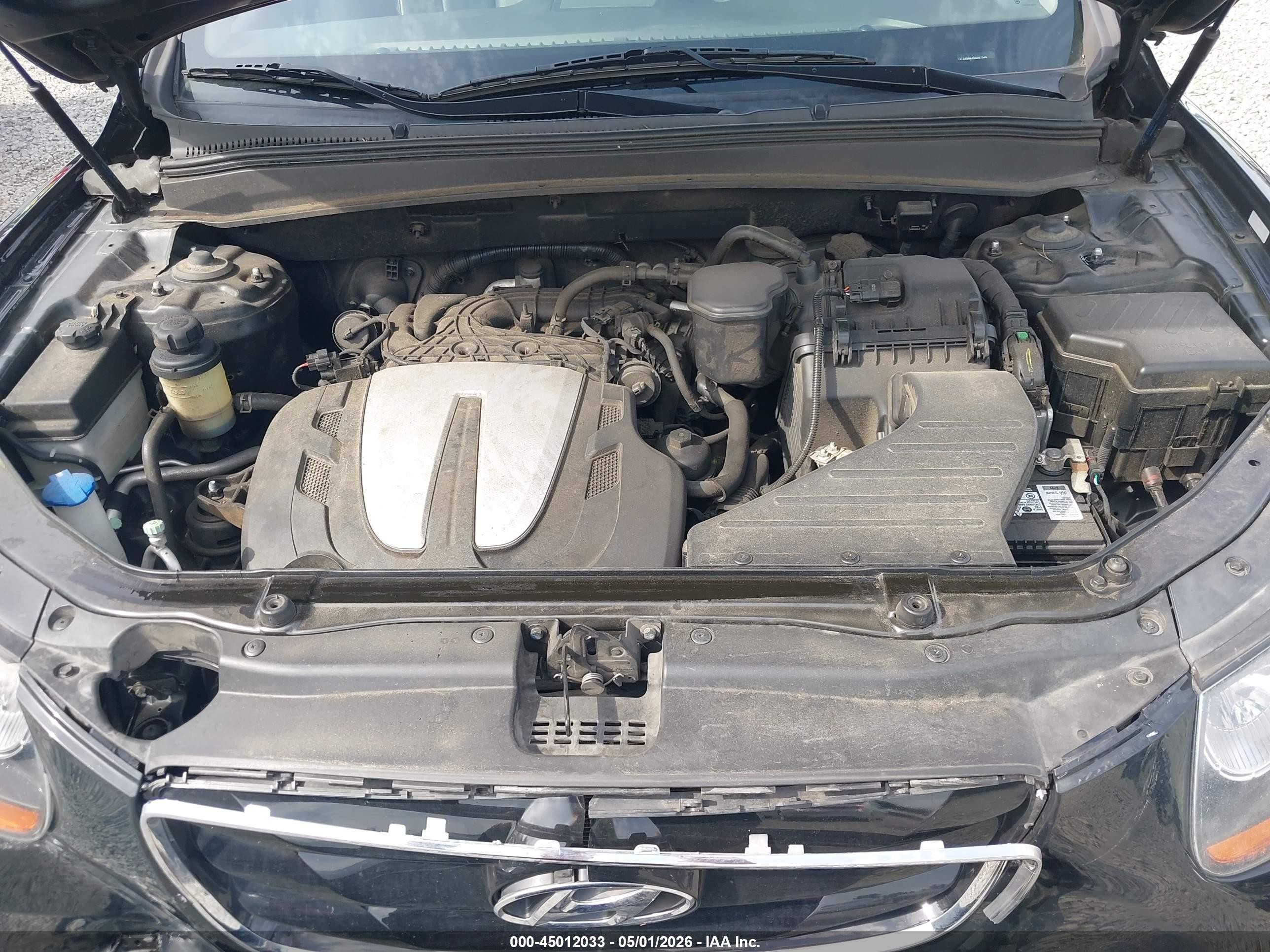2011 Hyundai Santa Fe Limited V6 Black vin: 5XYZKDAG2BG007548