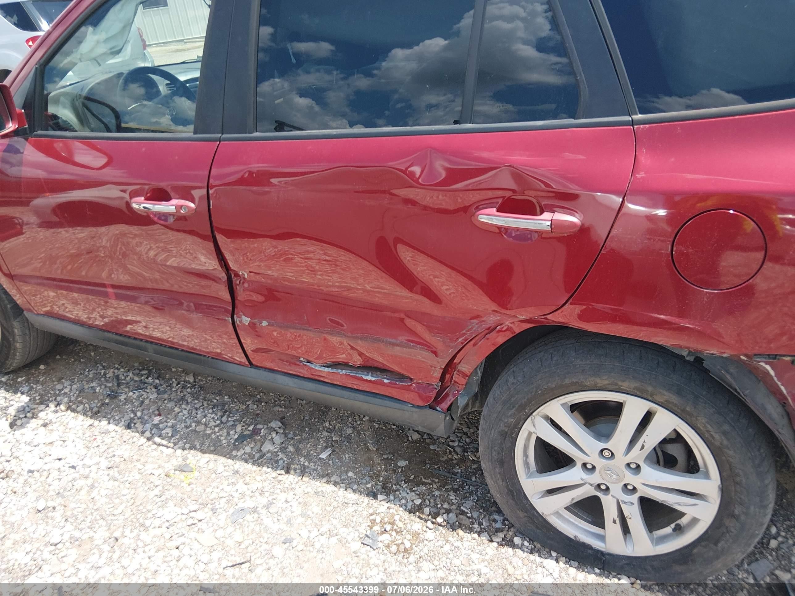 2011 Hyundai Santa Fe Limited V6 Красный vin: 5XYZKDAG2BG027315