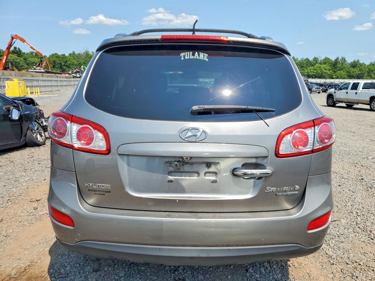 2011 Hyundai Santa Fe Limited Серый vin: 5XYZKDAG2BG048522