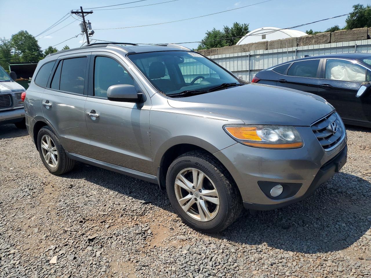 2011 Hyundai Santa Fe Limited Серый vin: 5XYZKDAG2BG048522