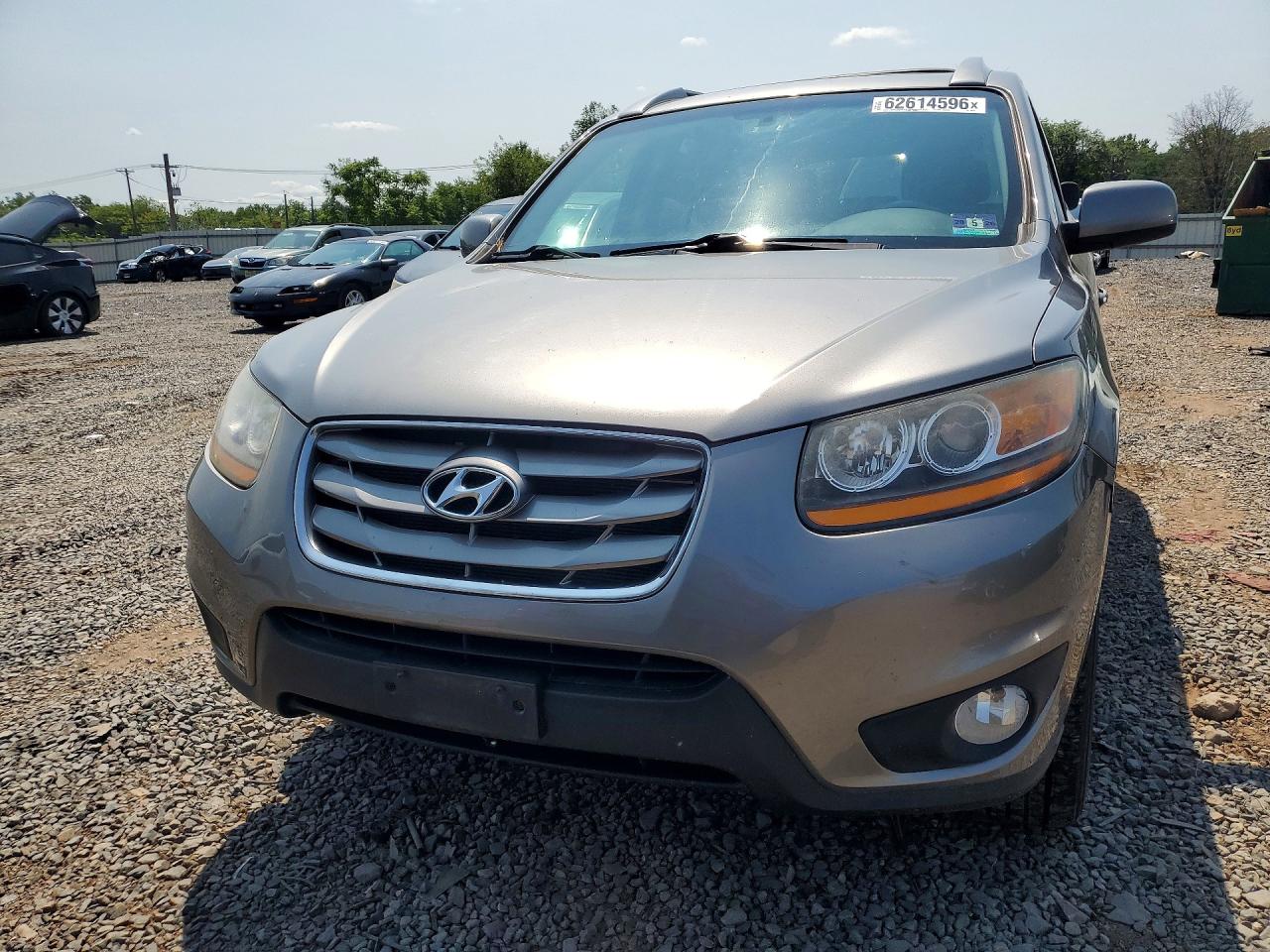 2011 Hyundai Santa Fe Limited Серый vin: 5XYZKDAG2BG048522