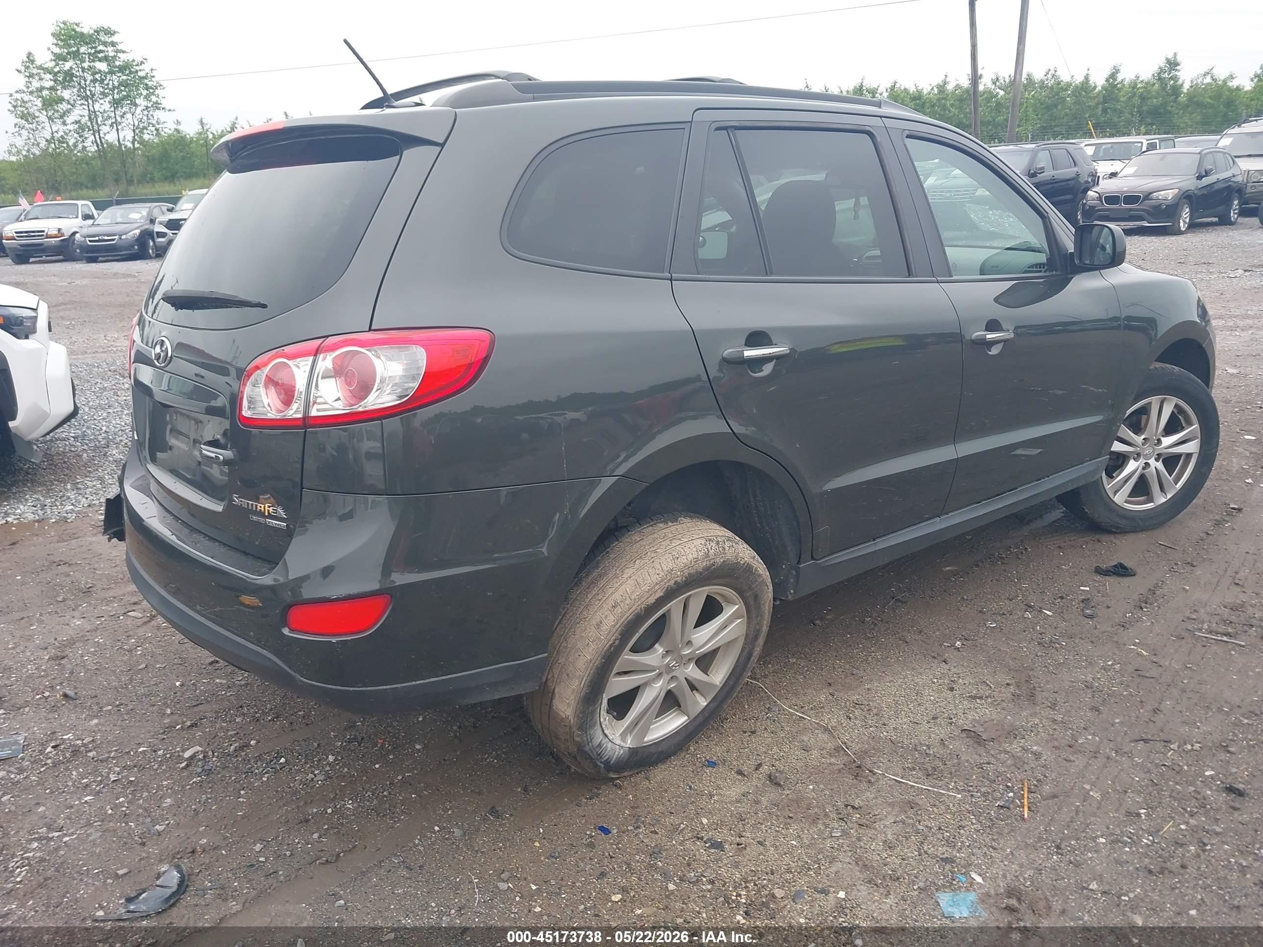 2011 Hyundai Santa Fe Limited V6 Серый vin: 5XYZKDAG2BG075901