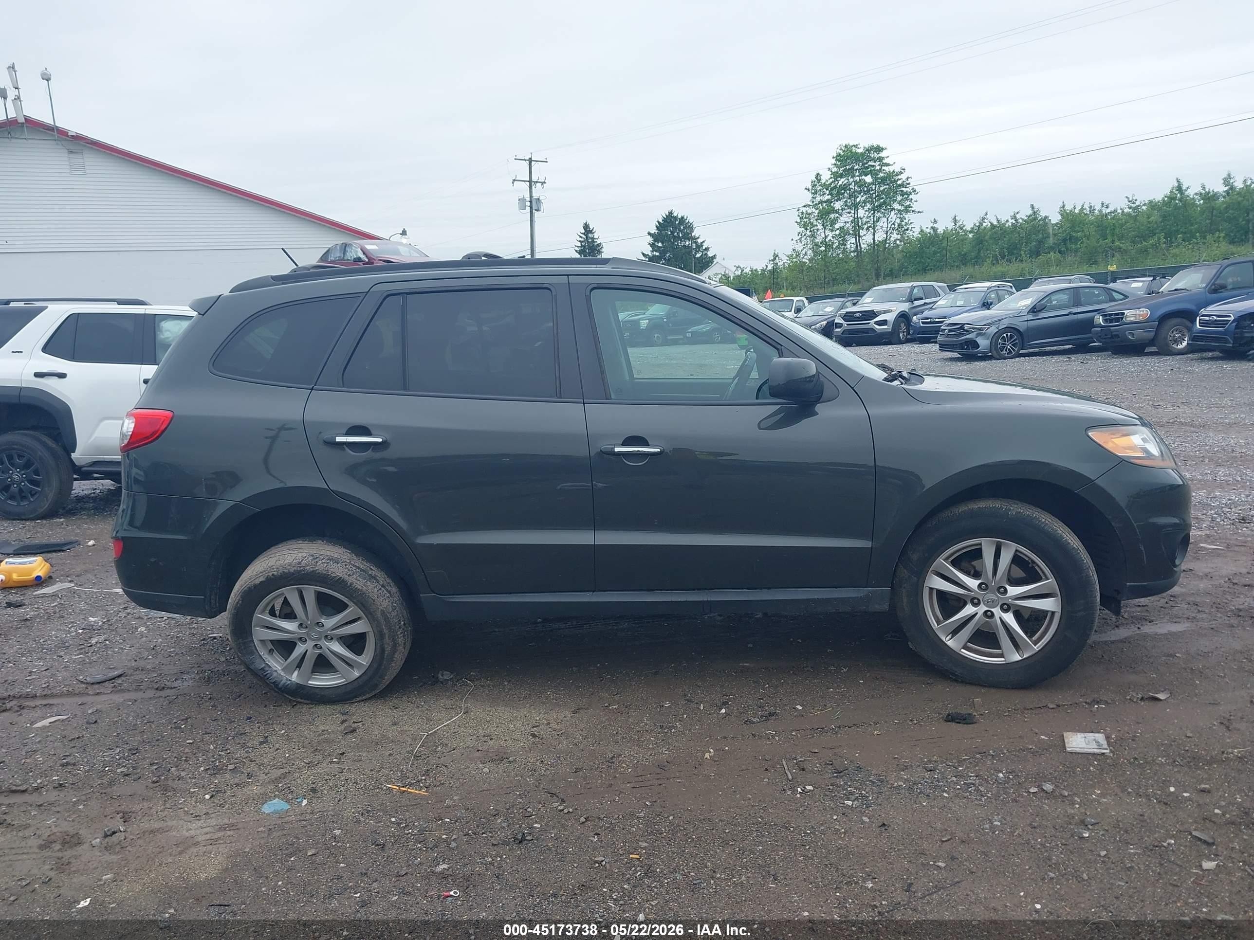 2011 Hyundai Santa Fe Limited V6 Серый vin: 5XYZKDAG2BG075901