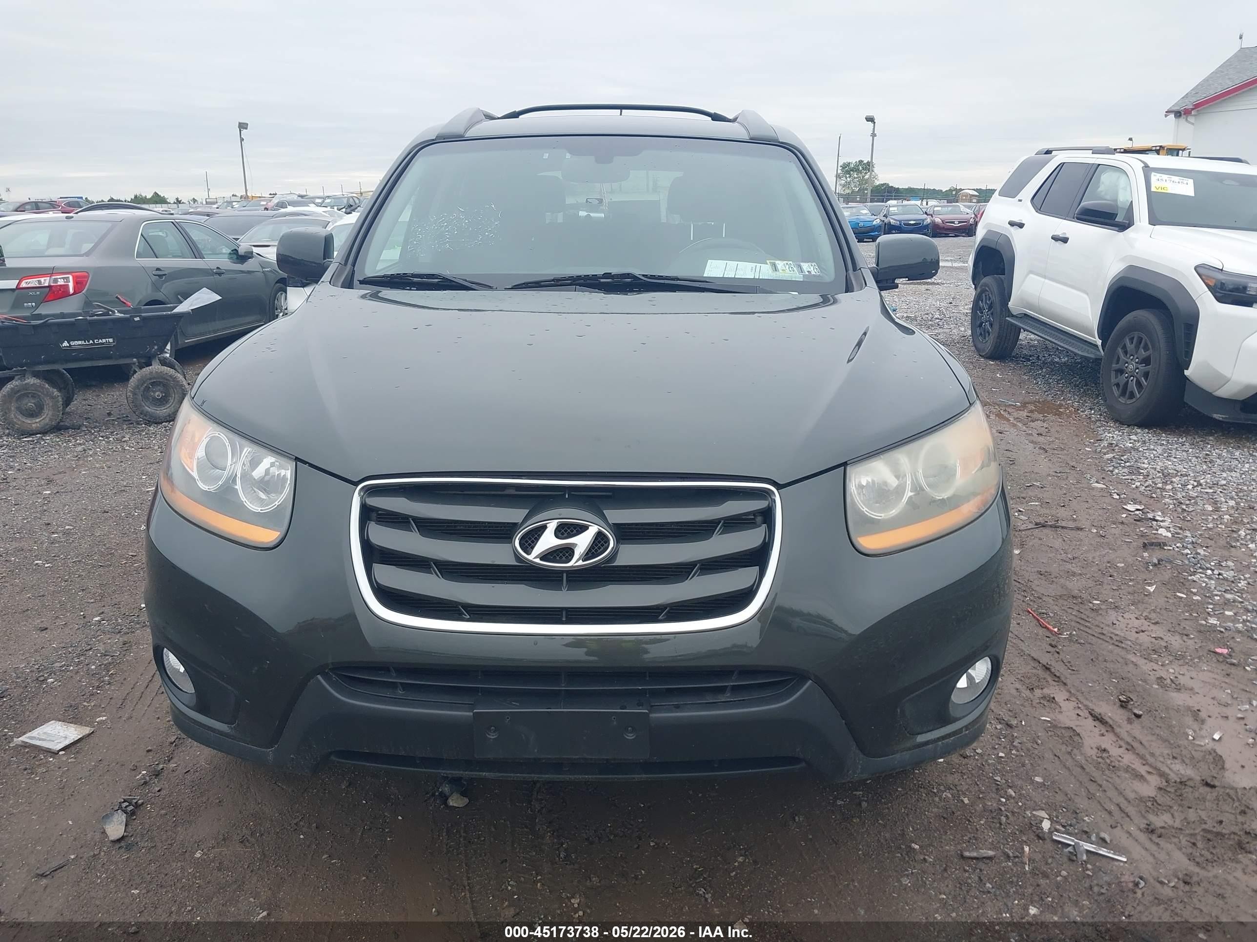 2011 Hyundai Santa Fe Limited V6 Серый vin: 5XYZKDAG2BG075901