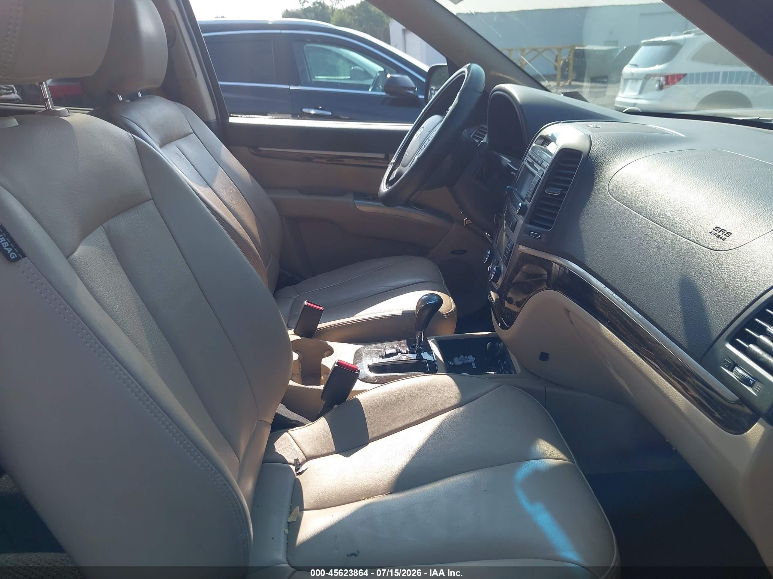 2011 Hyundai Santa Fe Limited V6 Blue vin: 5XYZKDAG2BG089197