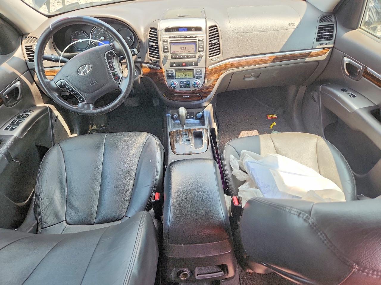 2011 Hyundai Santa Fe Limited Black vin: 5XYZKDAG3BG048044