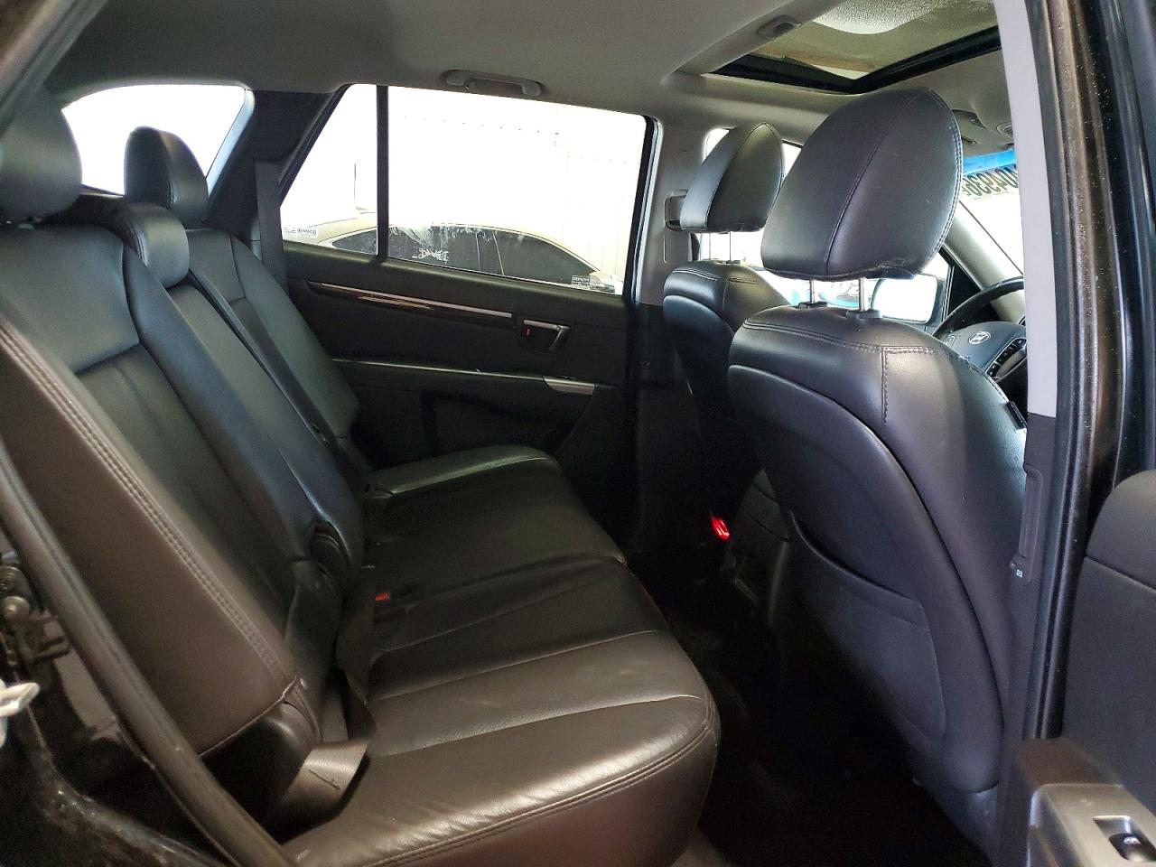 2011 Hyundai Santa Fe Limited Black vin: 5XYZKDAG3BG055642