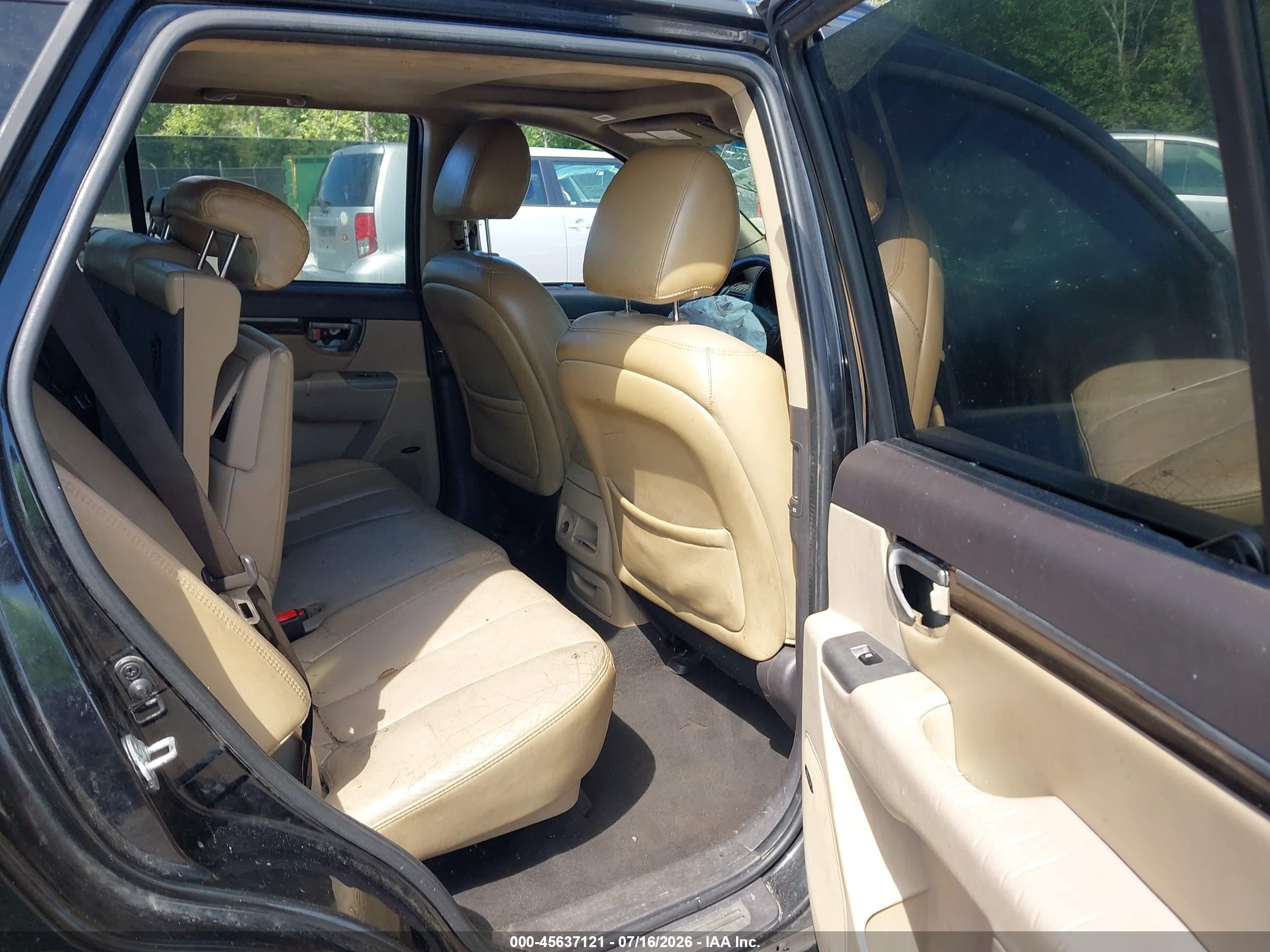 2012 Hyundai Santa Fe Limited V6 Black vin: 5XYZKDAG3CG096614