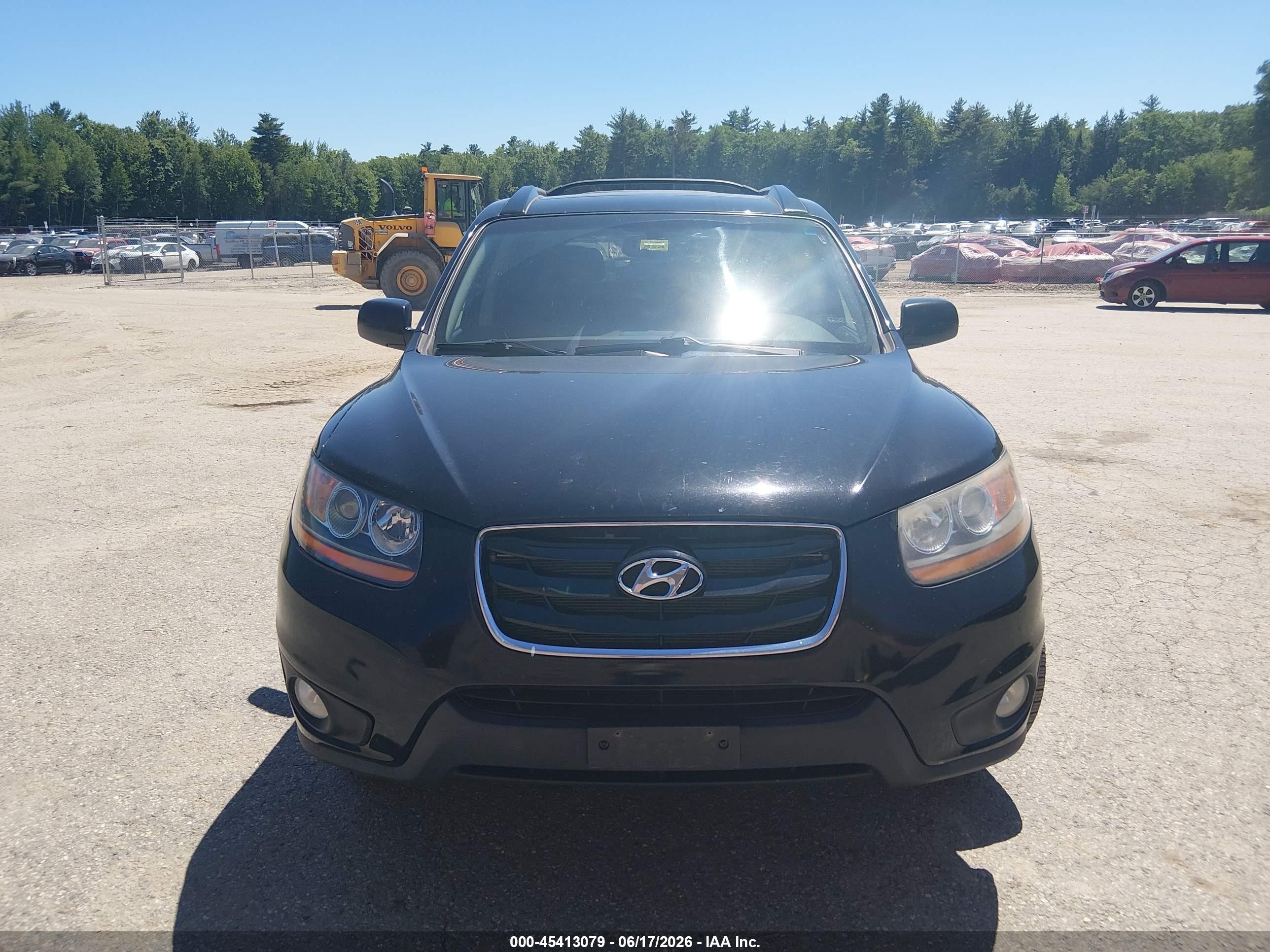2011 Hyundai Santa Fe Limited V6 Black vin: 5XYZKDAG4BG066522
