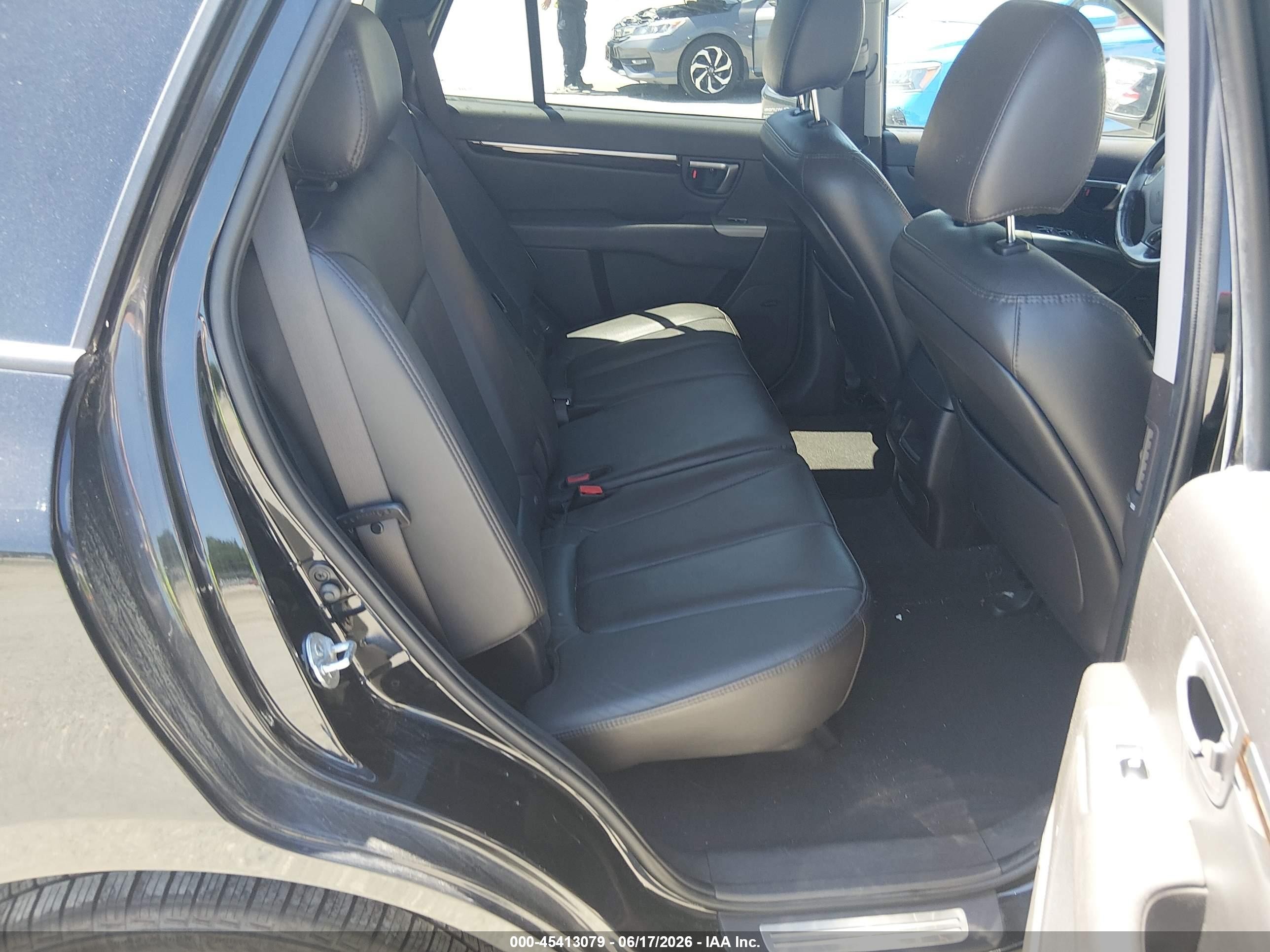 2011 Hyundai Santa Fe Limited V6 Black vin: 5XYZKDAG4BG066522