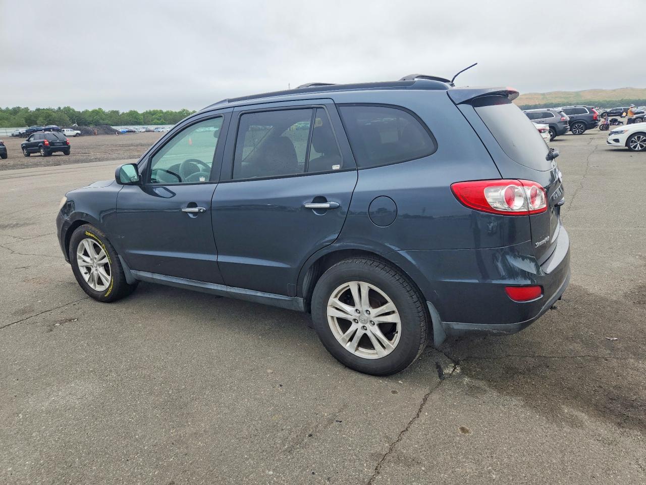 2012 Hyundai Santa Fe Limited Black vin: 5XYZKDAG4CG145416