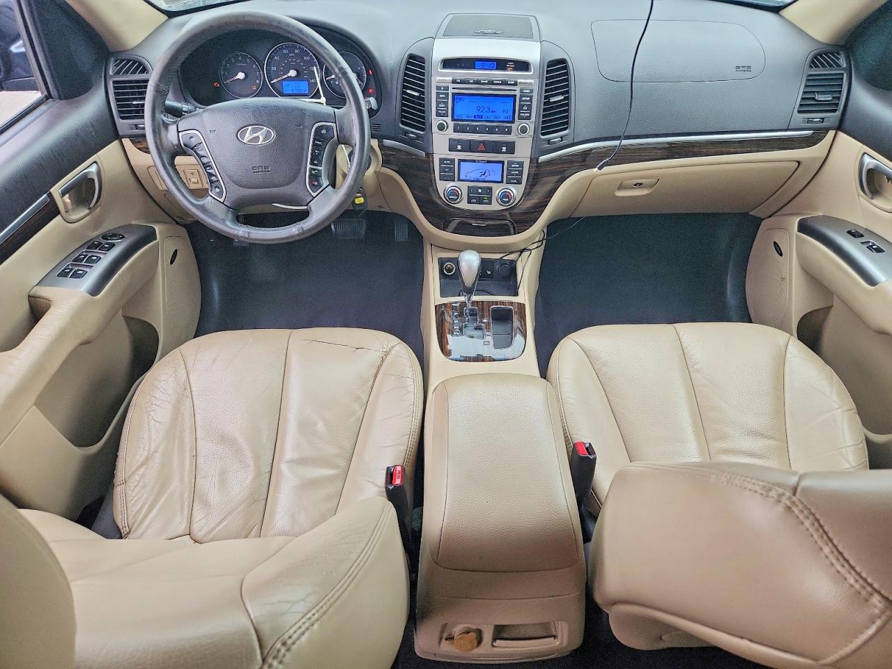 2012 Hyundai Santa Fe Limited Black vin: 5XYZKDAG4CG145416