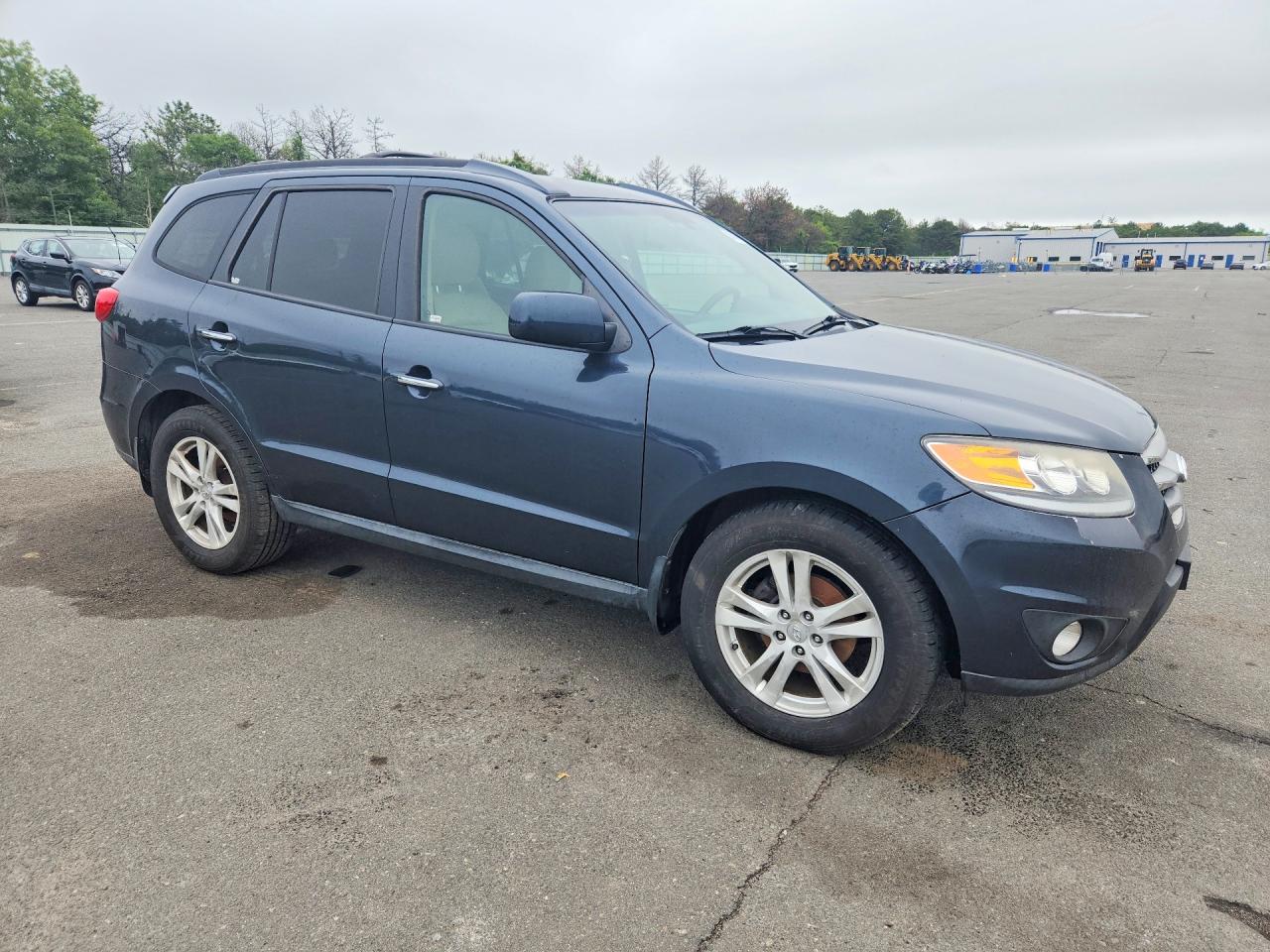 2012 Hyundai Santa Fe Limited Black vin: 5XYZKDAG4CG145416