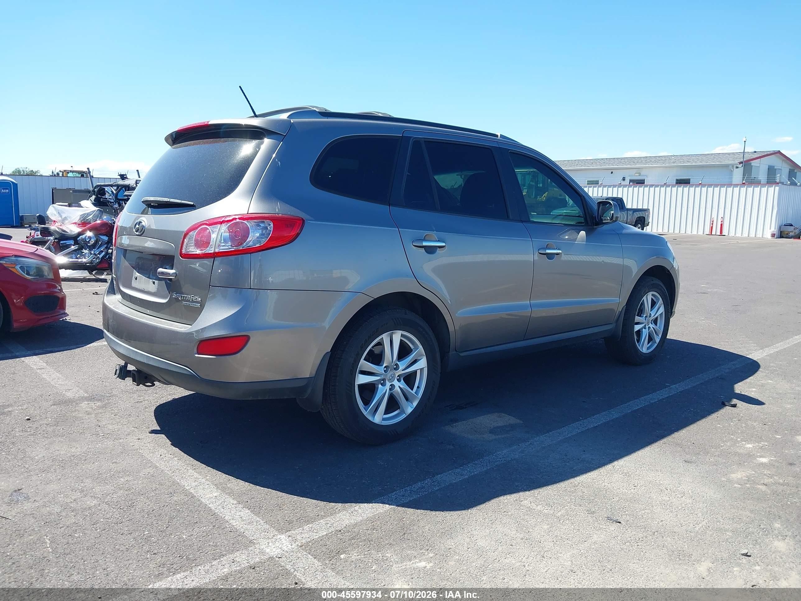 2011 Hyundai Santa Fe Limited V6 Серый vin: 5XYZKDAG5BG013831