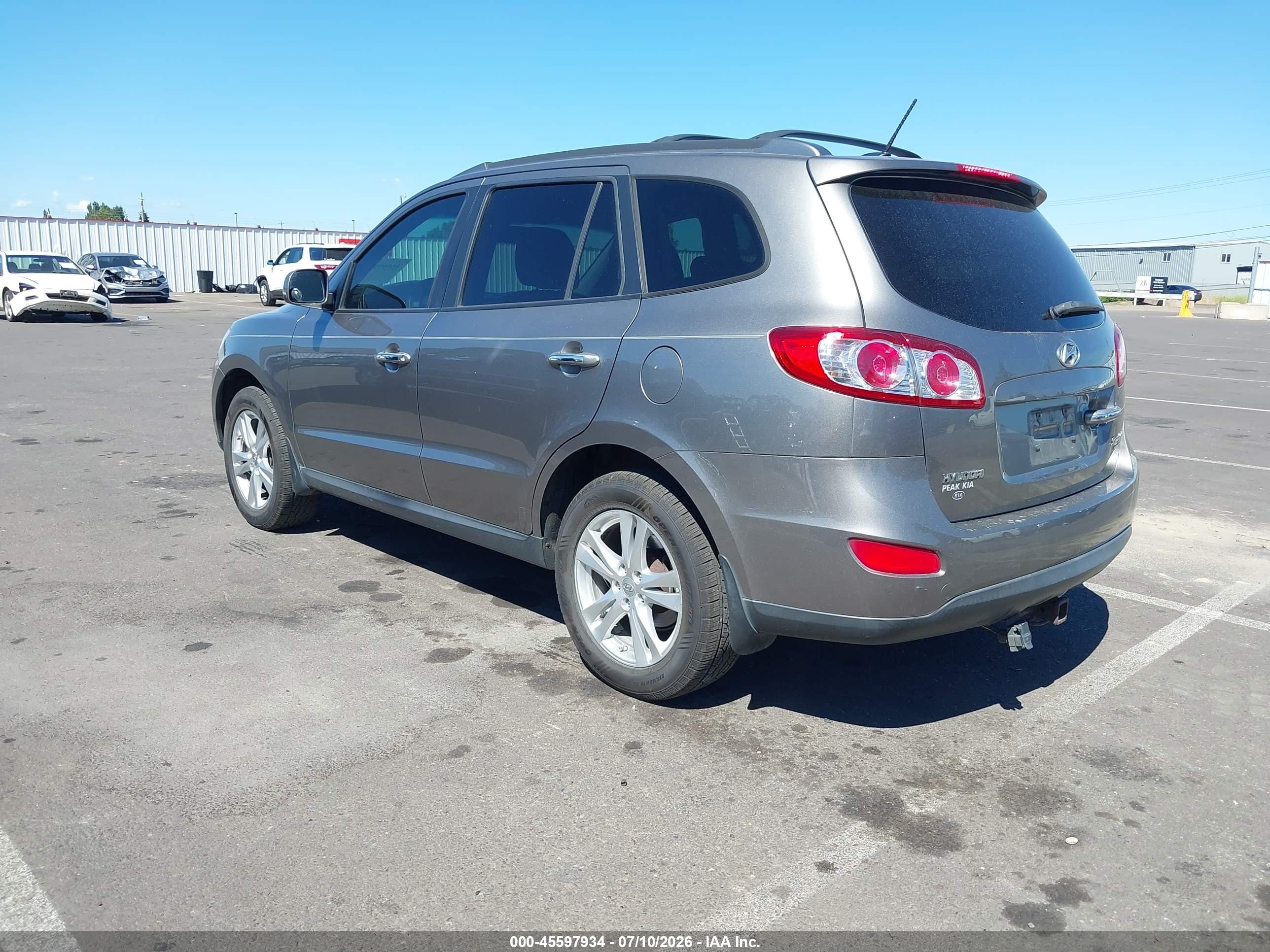 2011 Hyundai Santa Fe Limited V6 Серый vin: 5XYZKDAG5BG013831