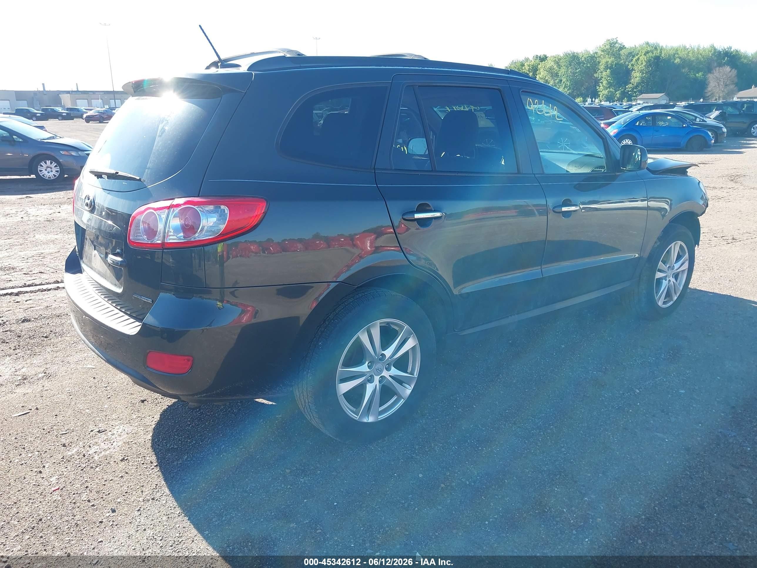2012 Hyundai Santa Fe Limited V6 Gray vin: 5XYZKDAG5CG148390