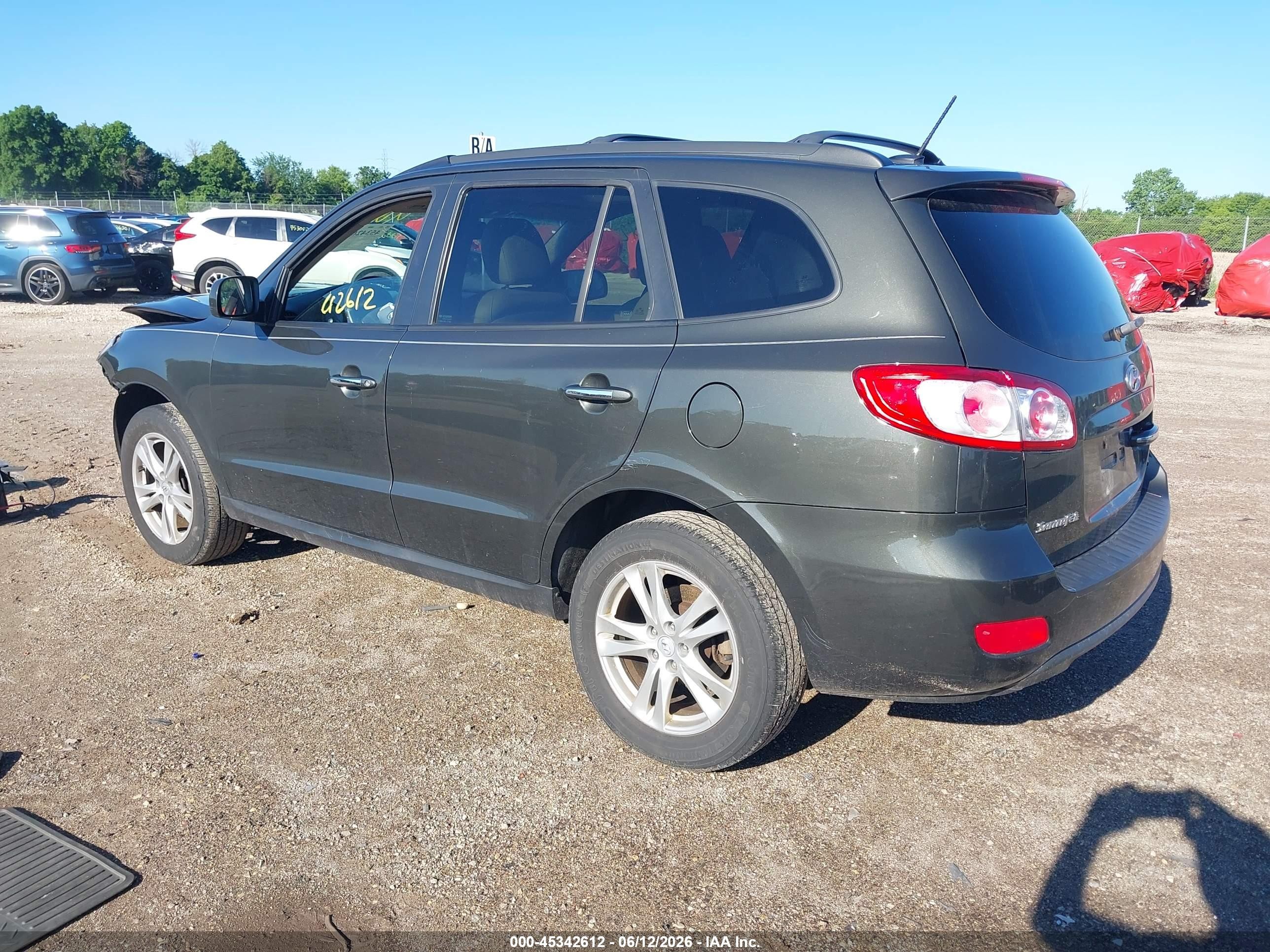 2012 Hyundai Santa Fe Limited V6 Gray vin: 5XYZKDAG5CG148390