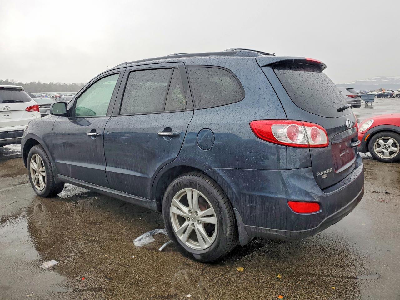 2012 Hyundai Santa Fe Limited Charcoal vin: 5XYZKDAG6CG120873