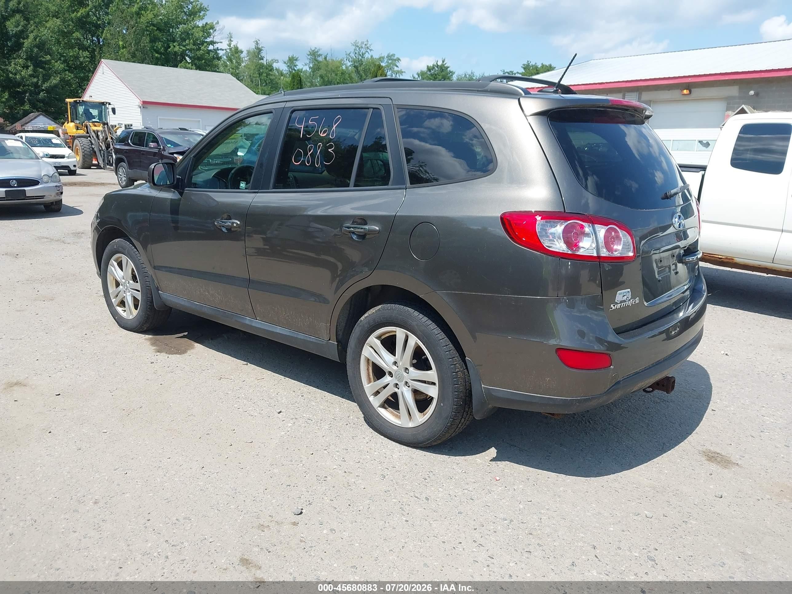 2012 Hyundai Santa Fe Limited V6 Серый vin: 5XYZKDAG6CG135972