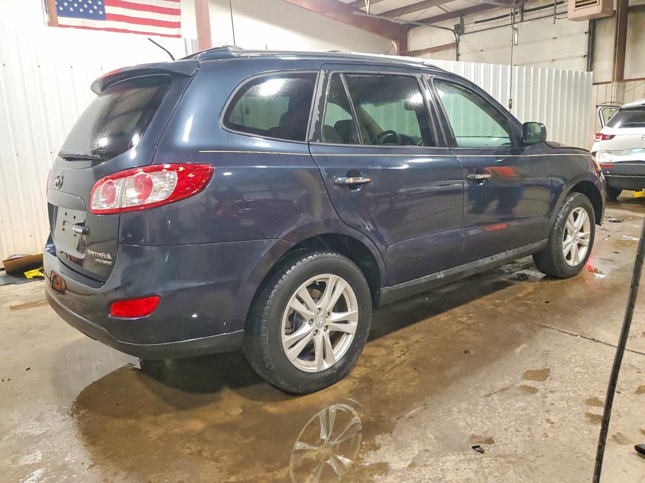 2011 Hyundai Santa Fe Limited Blue vin: 5XYZKDAG7BG054929