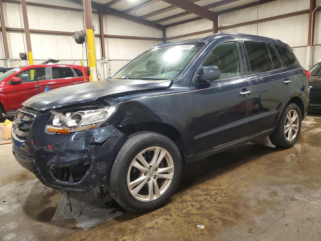 2011 Hyundai Santa Fe Limited Синий vin: 5XYZKDAG7BG054929