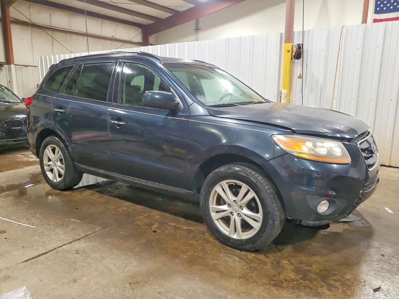 2011 Hyundai Santa Fe Limited Blue vin: 5XYZKDAG7BG054929