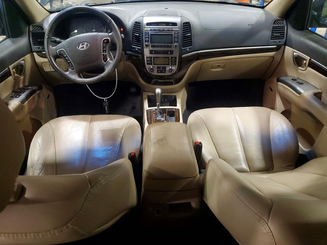 2011 Hyundai Santa Fe Limited Blue vin: 5XYZKDAG7BG054929
