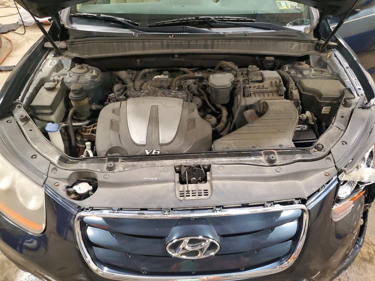 2011 Hyundai Santa Fe Limited Blue vin: 5XYZKDAG7BG054929
