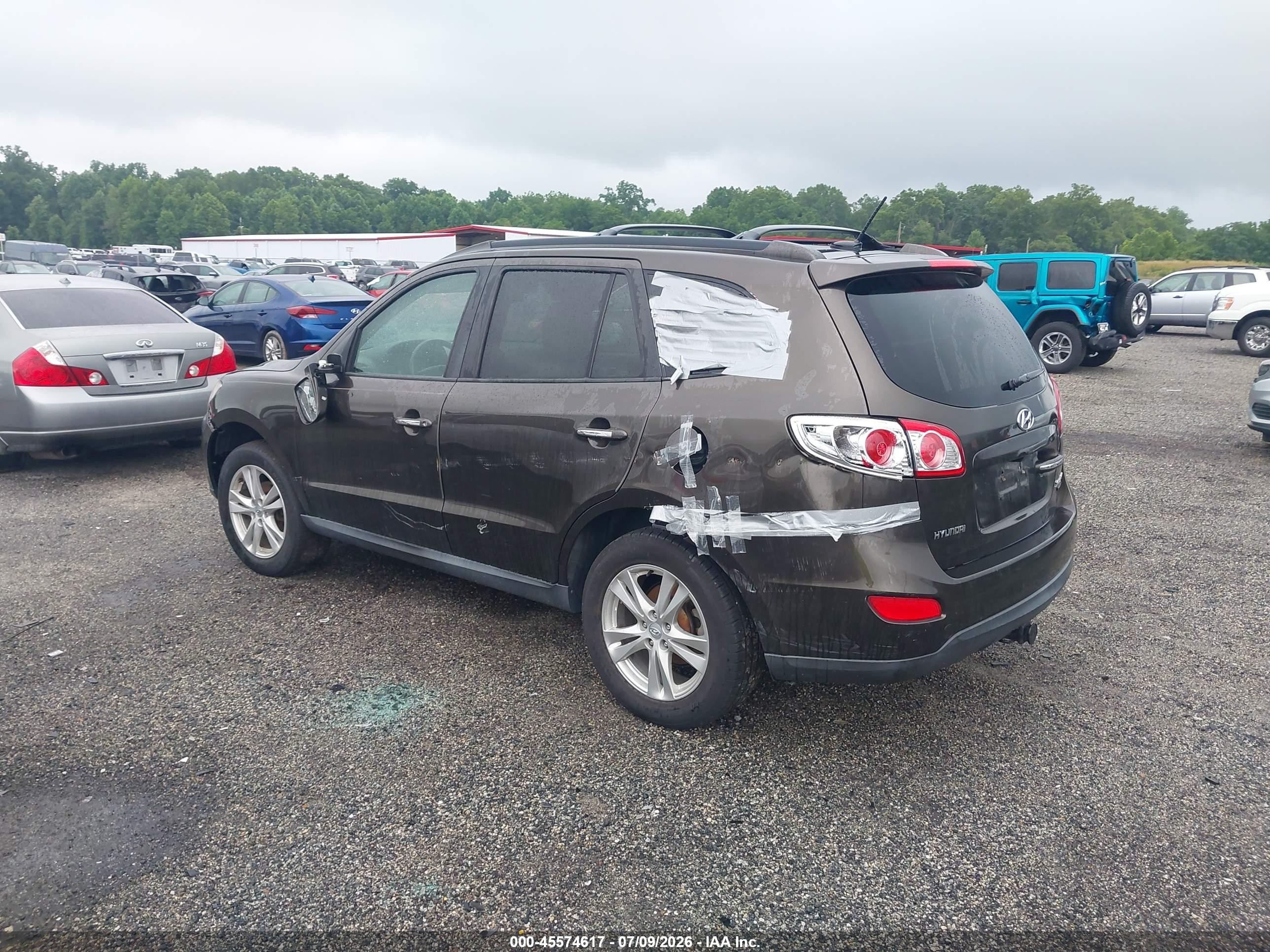 2011 Hyundai Santa Fe Limited V6 Brown vin: 5XYZKDAG7BG061914
