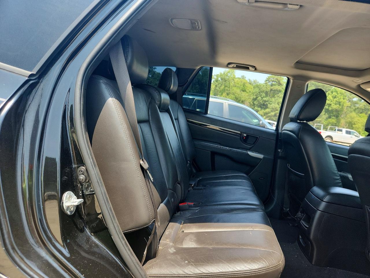 2012 Hyundai Santa Fe Limited Black vin: 5XYZKDAG7CG140095