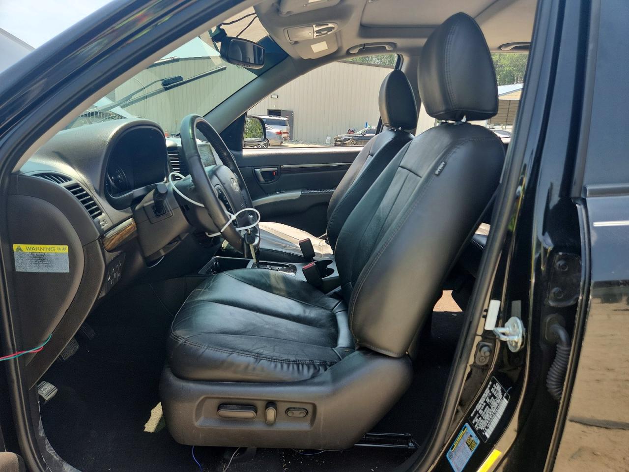 2012 Hyundai Santa Fe Limited Black vin: 5XYZKDAG7CG140095
